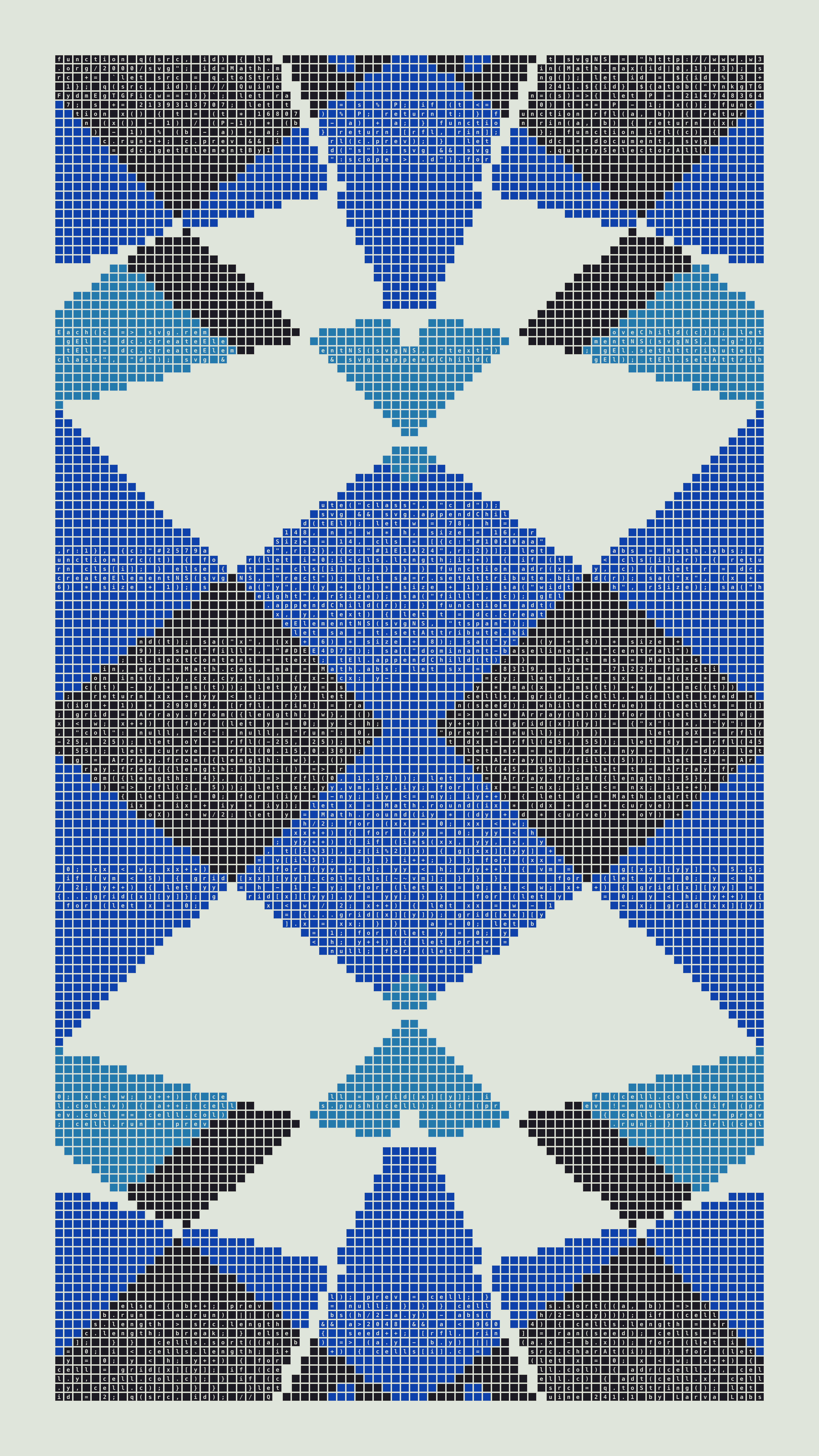 Quine #241 — Generation 1 (poster)