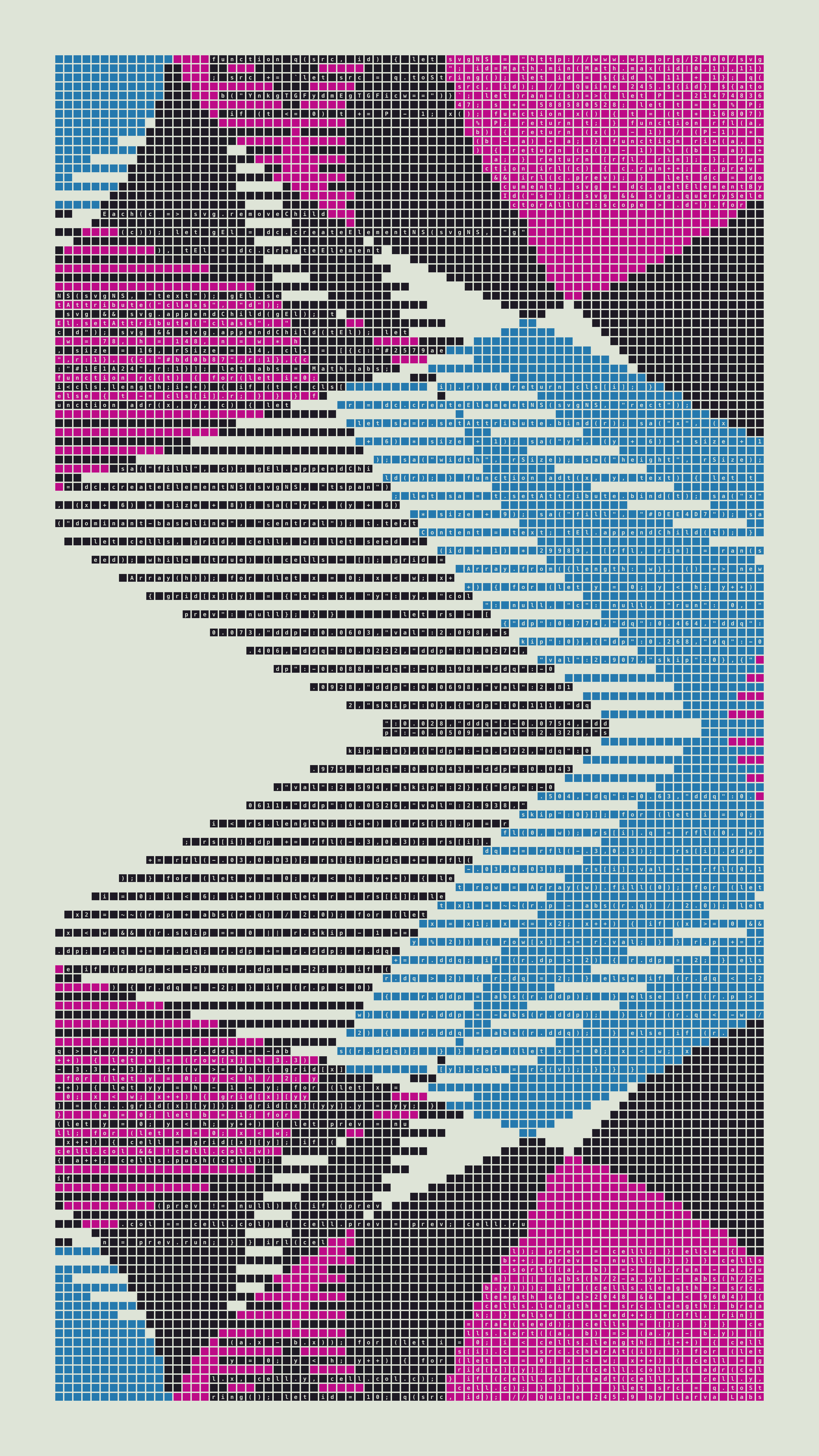 Quine #245 — Generation 9