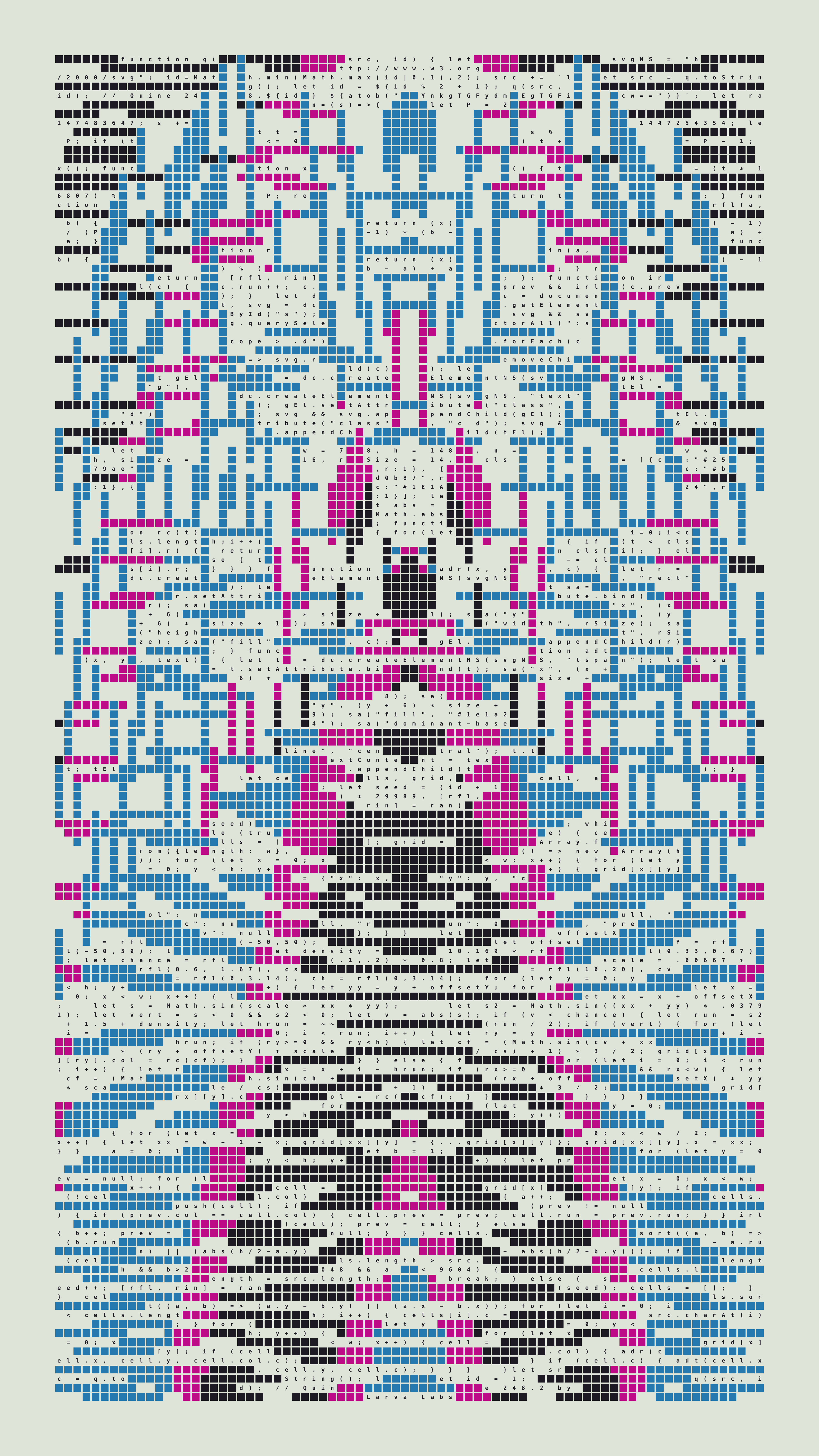 Quine #248 — Generation 2 (poster)