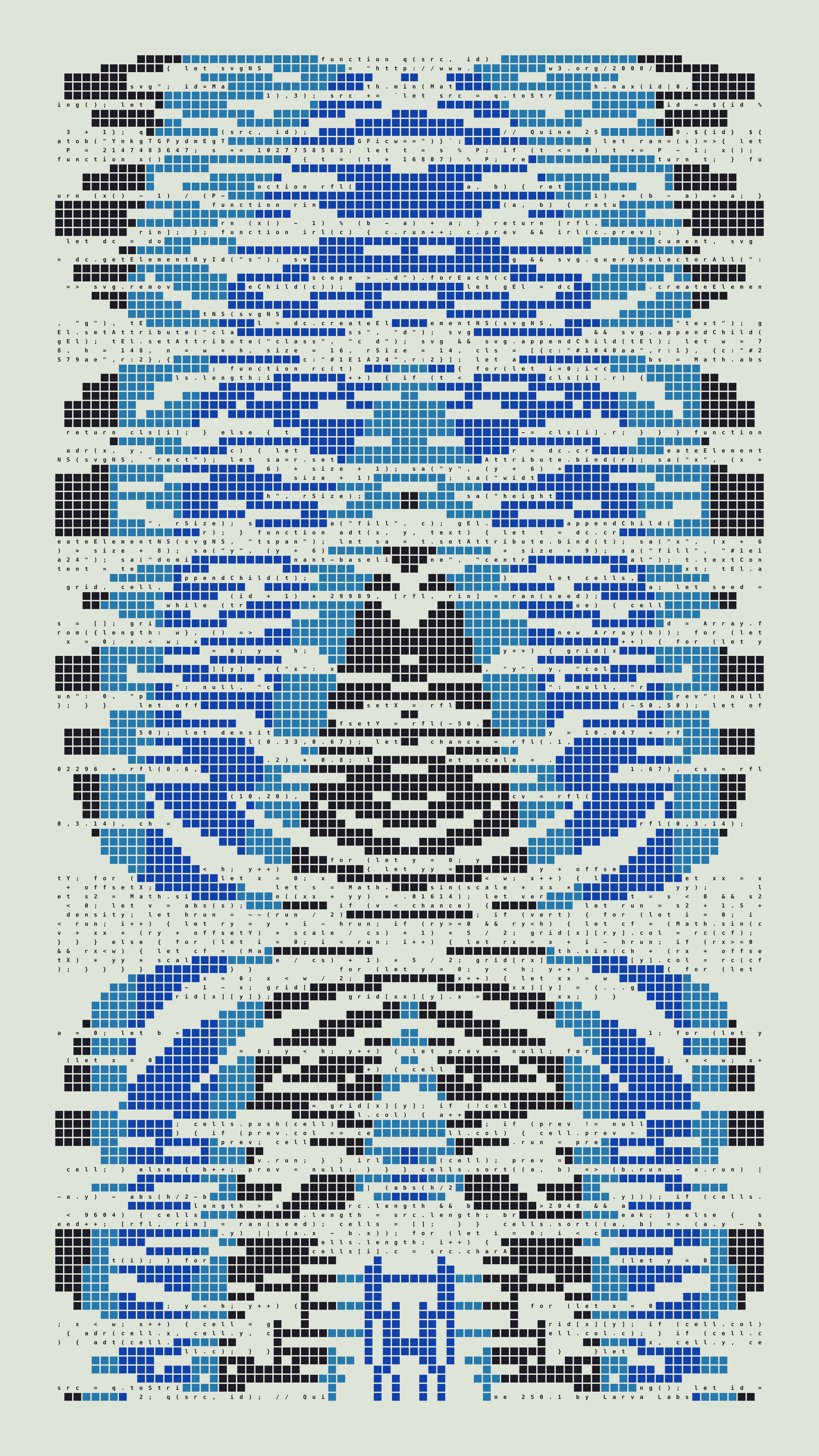 Quine #250 — Generation 1