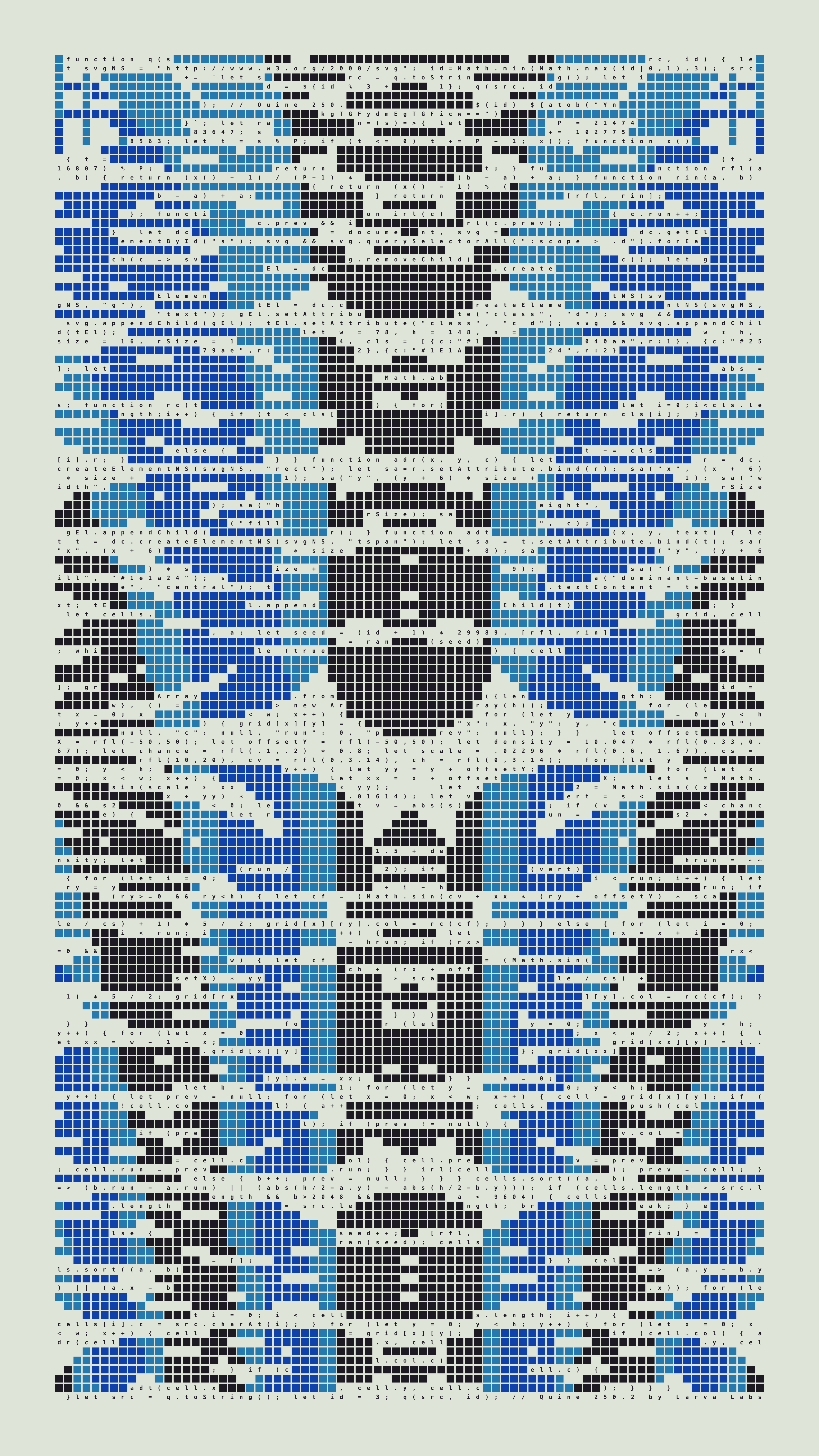 Quine #250 — Generation 2