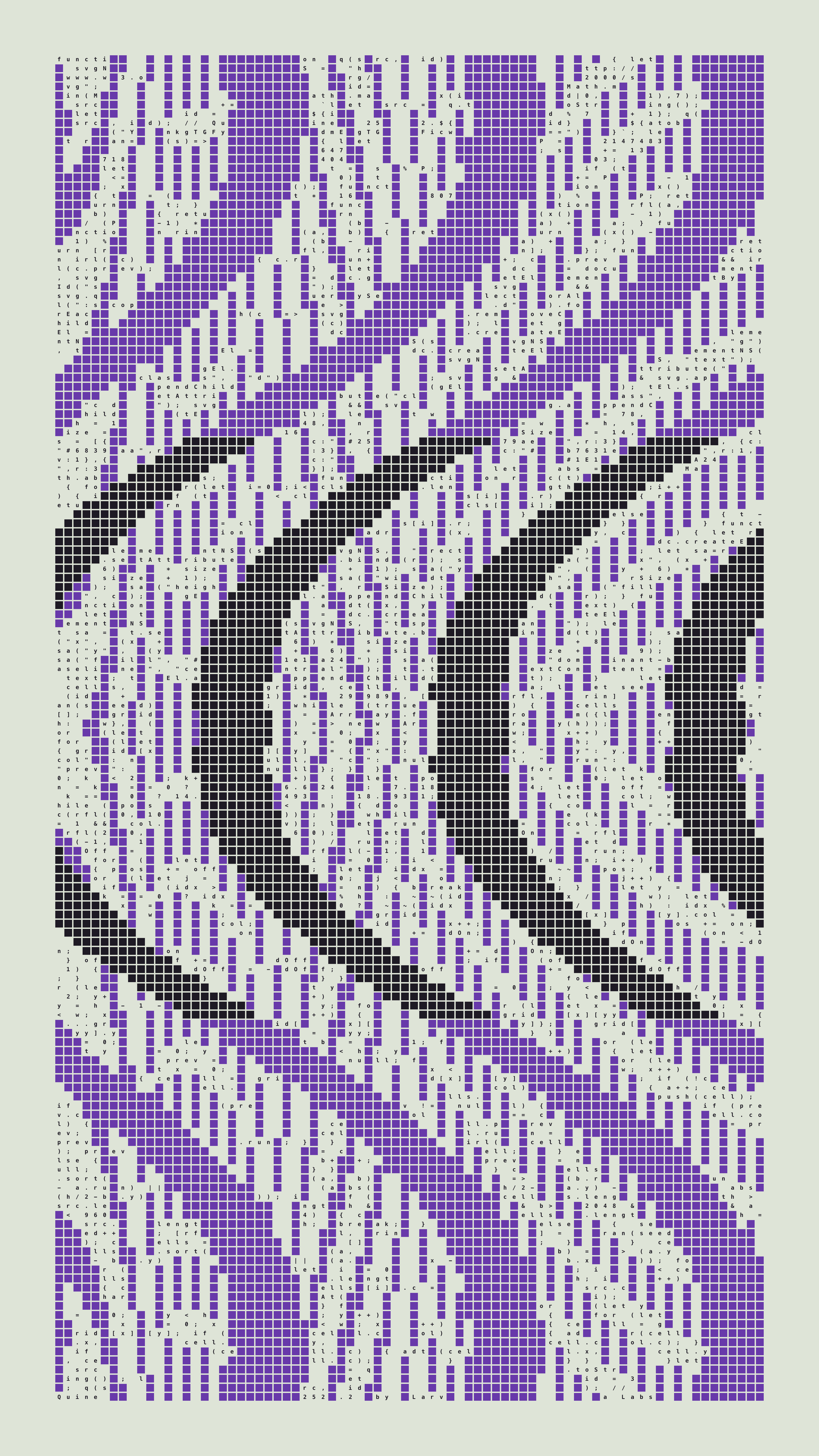 Quine #252 — Generation 2