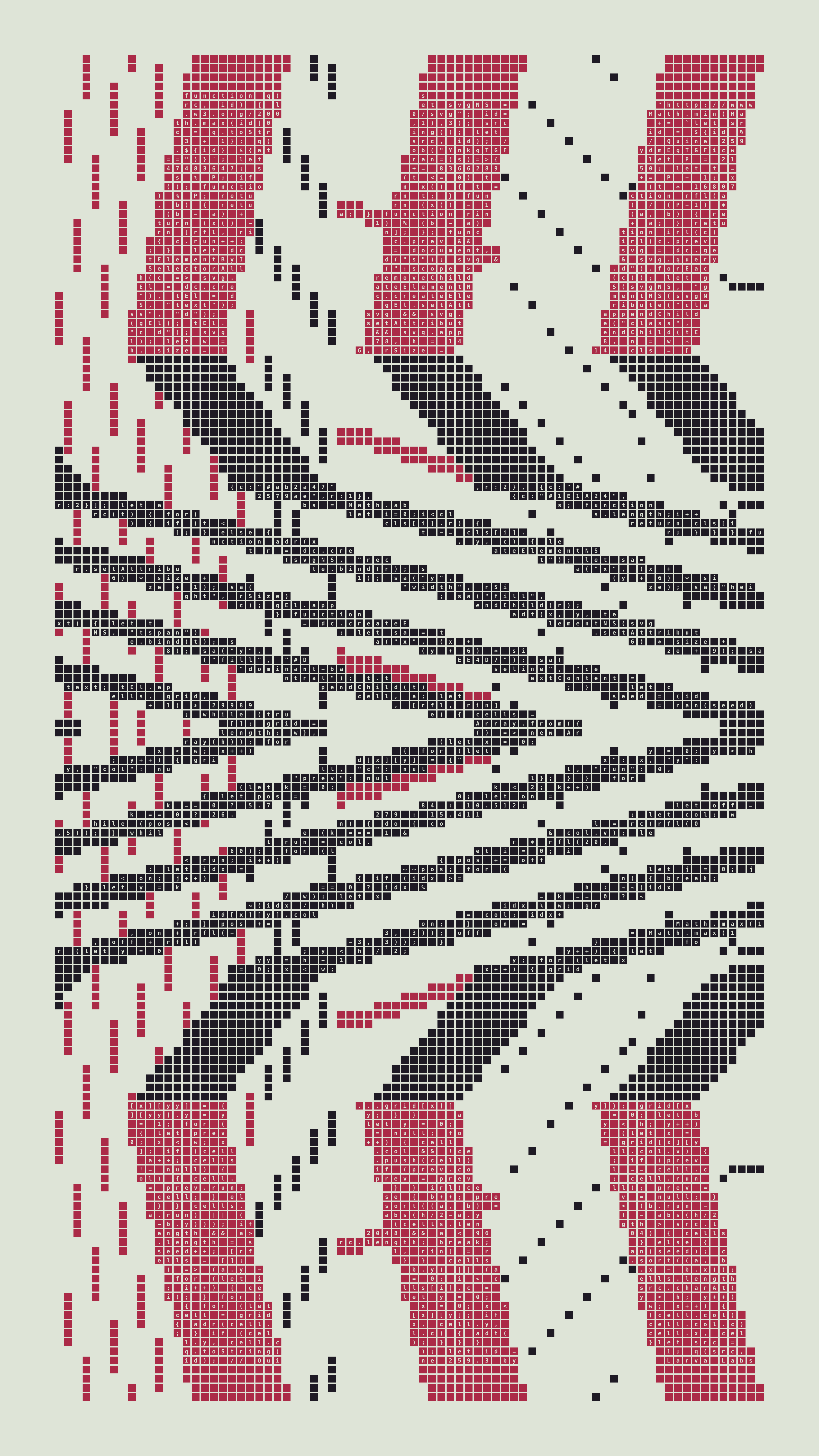 Quine #259 — Generation 3 (poster)