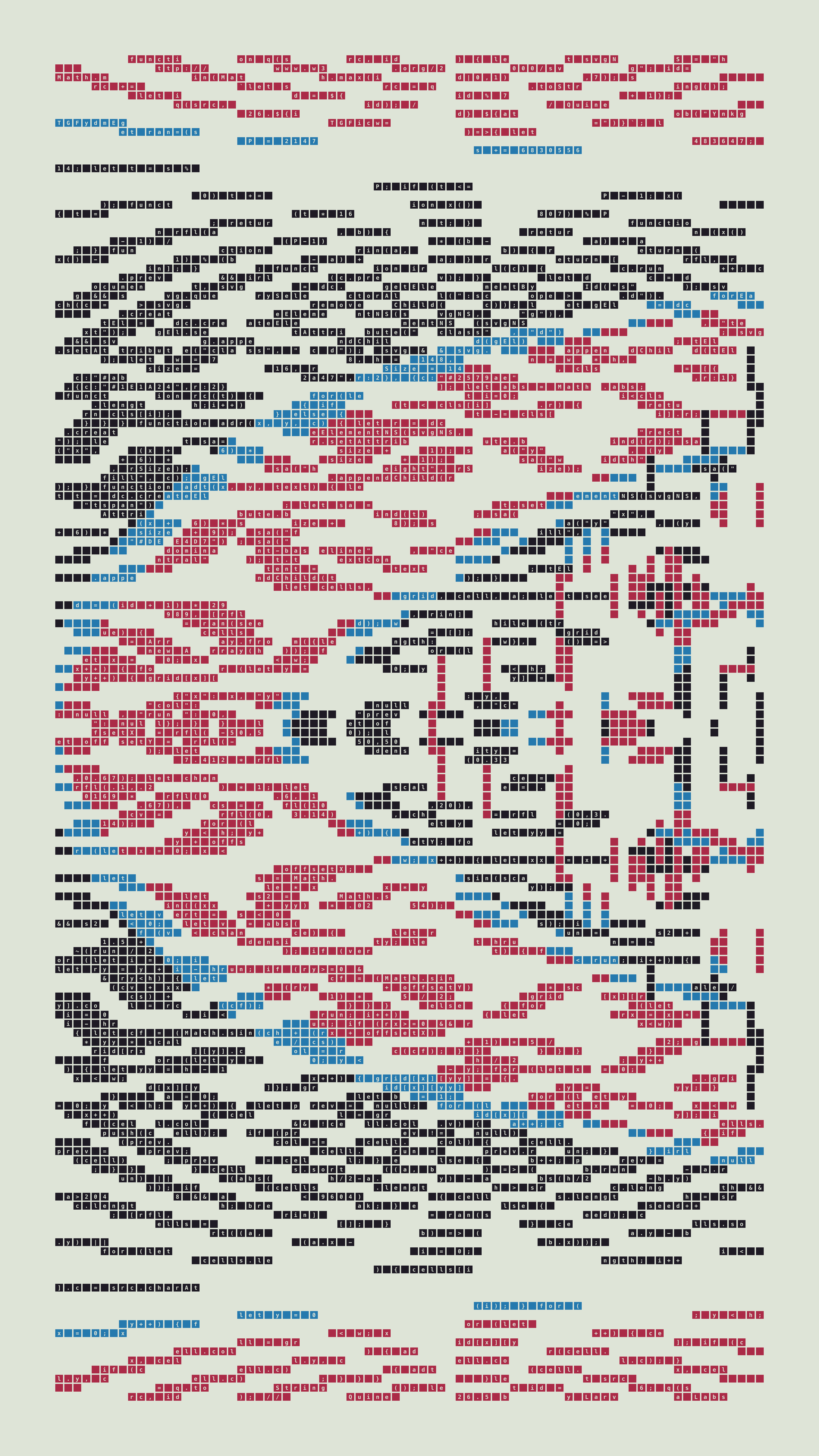 Quine #26 — Generation 5 (poster)