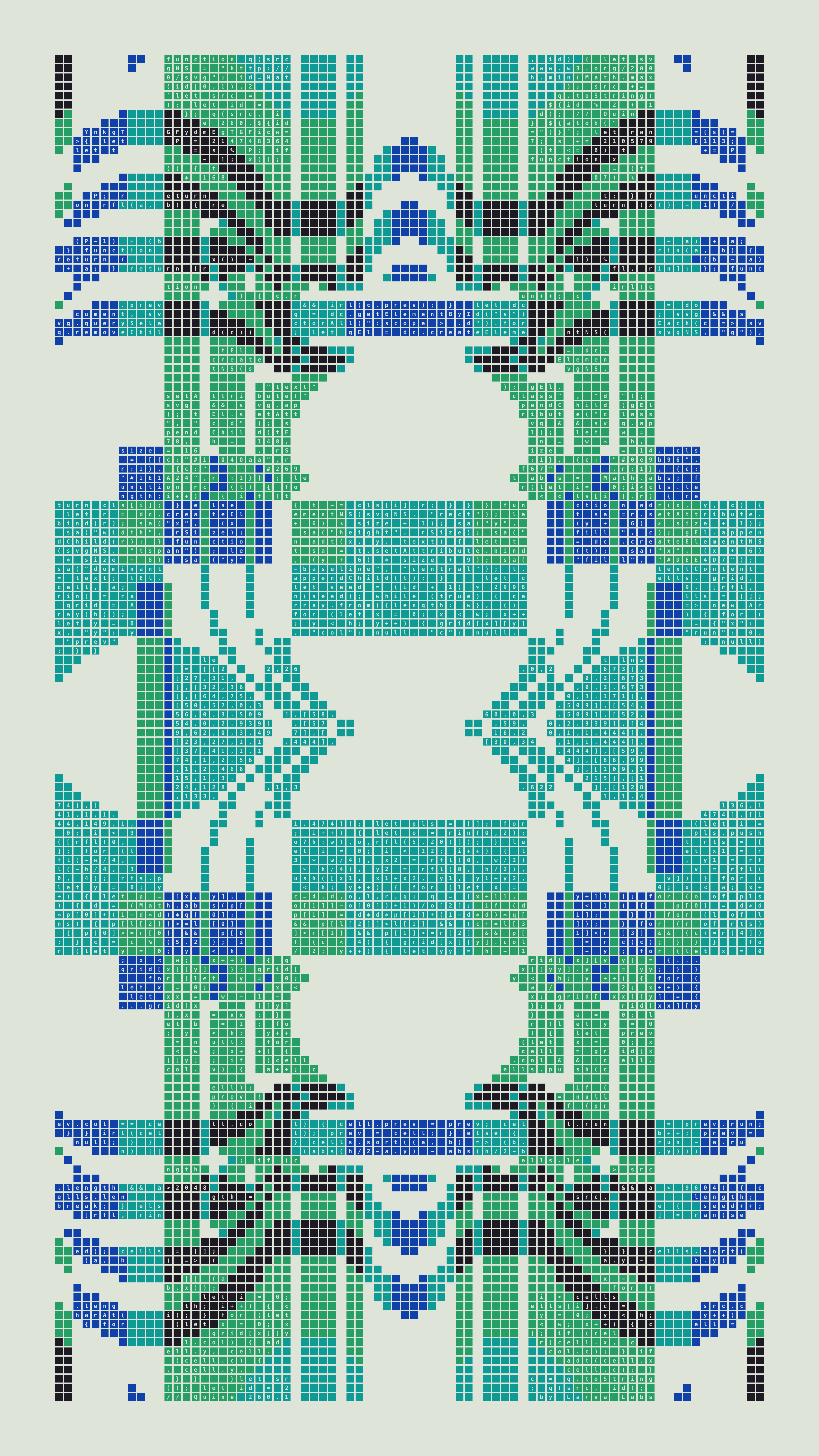 Quine #260 — Generation 1 (poster)