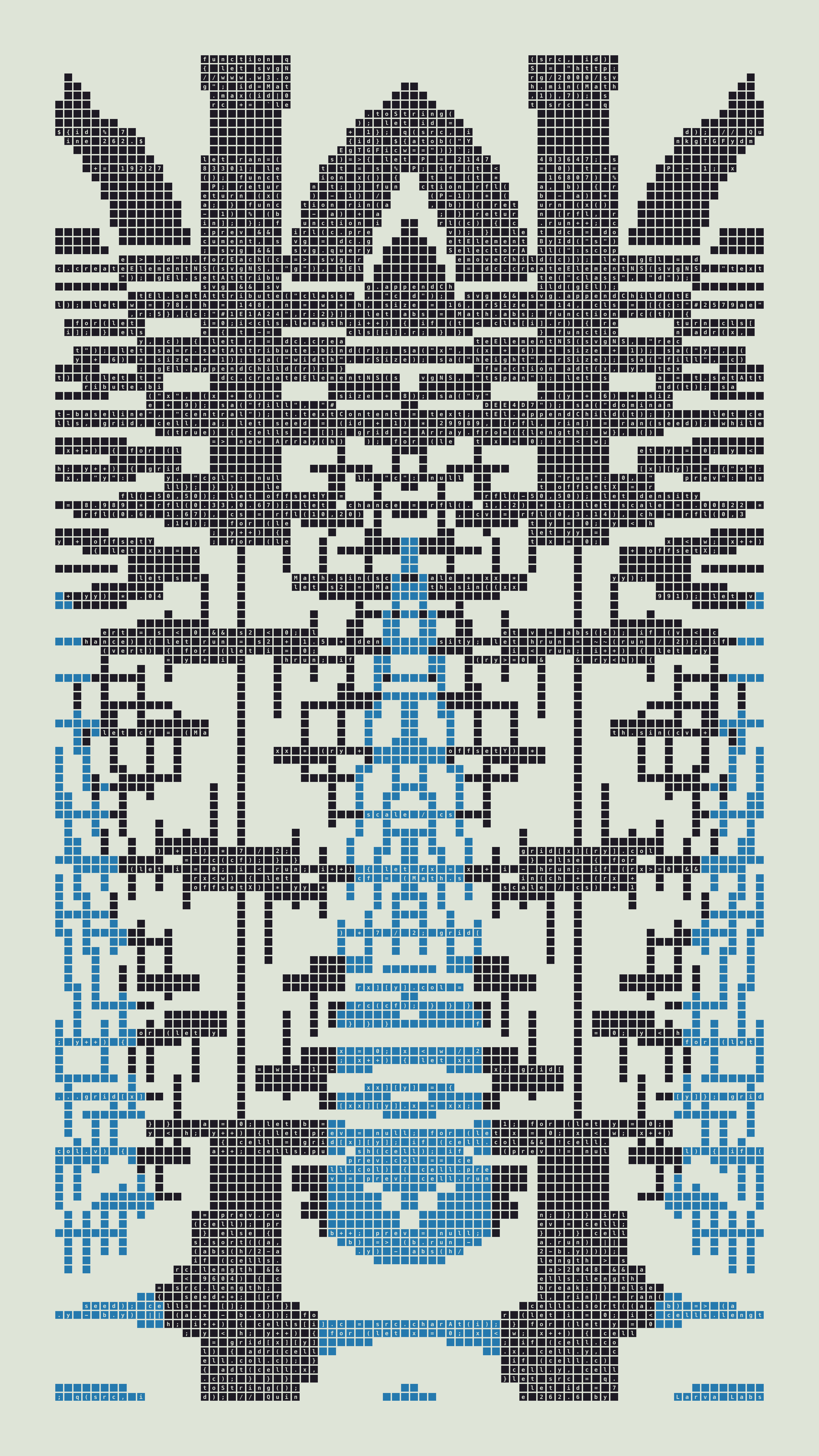 Quine #262 — Generation 6 (poster)