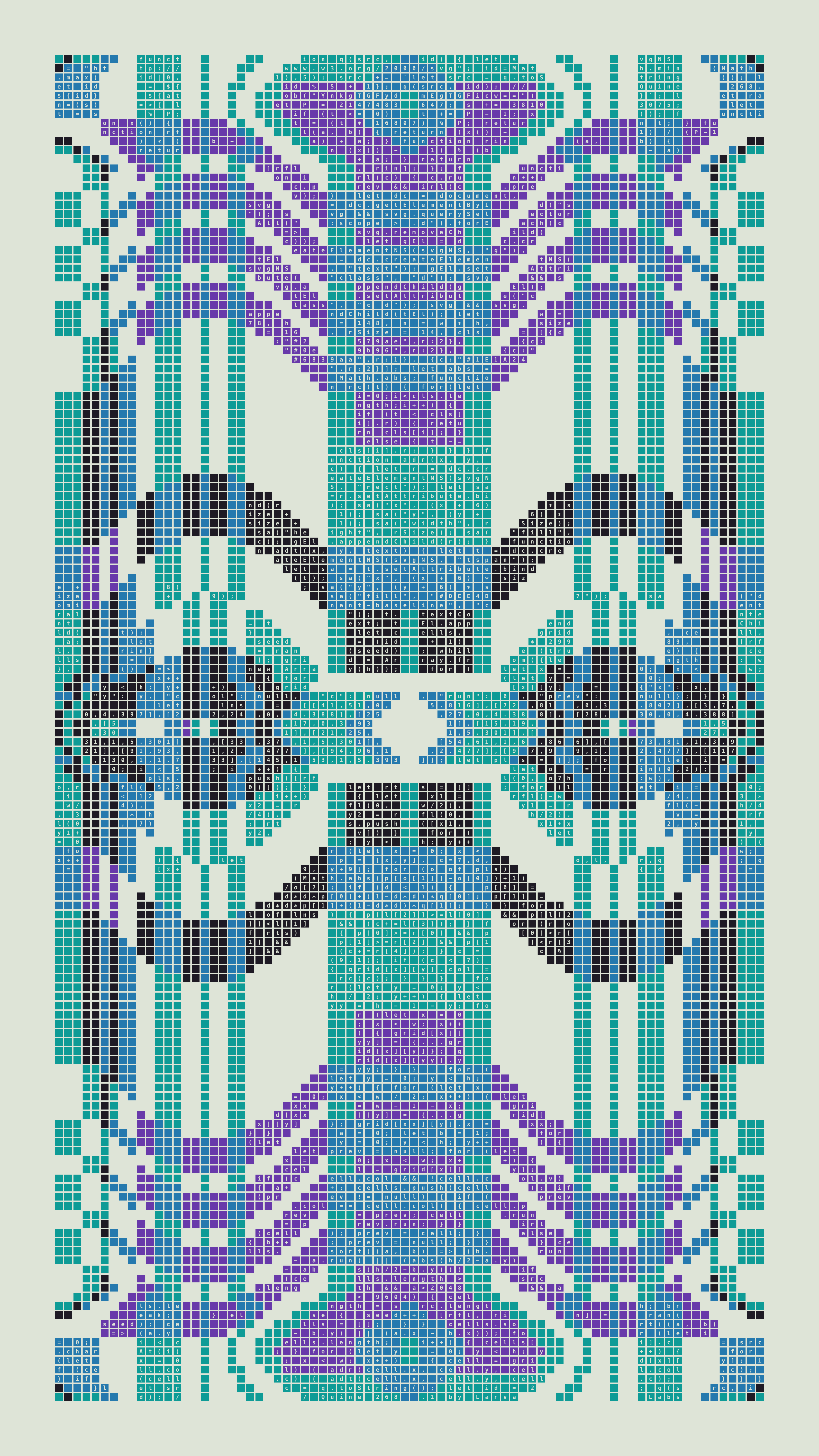 Quine #268 — Generation 1 (poster)