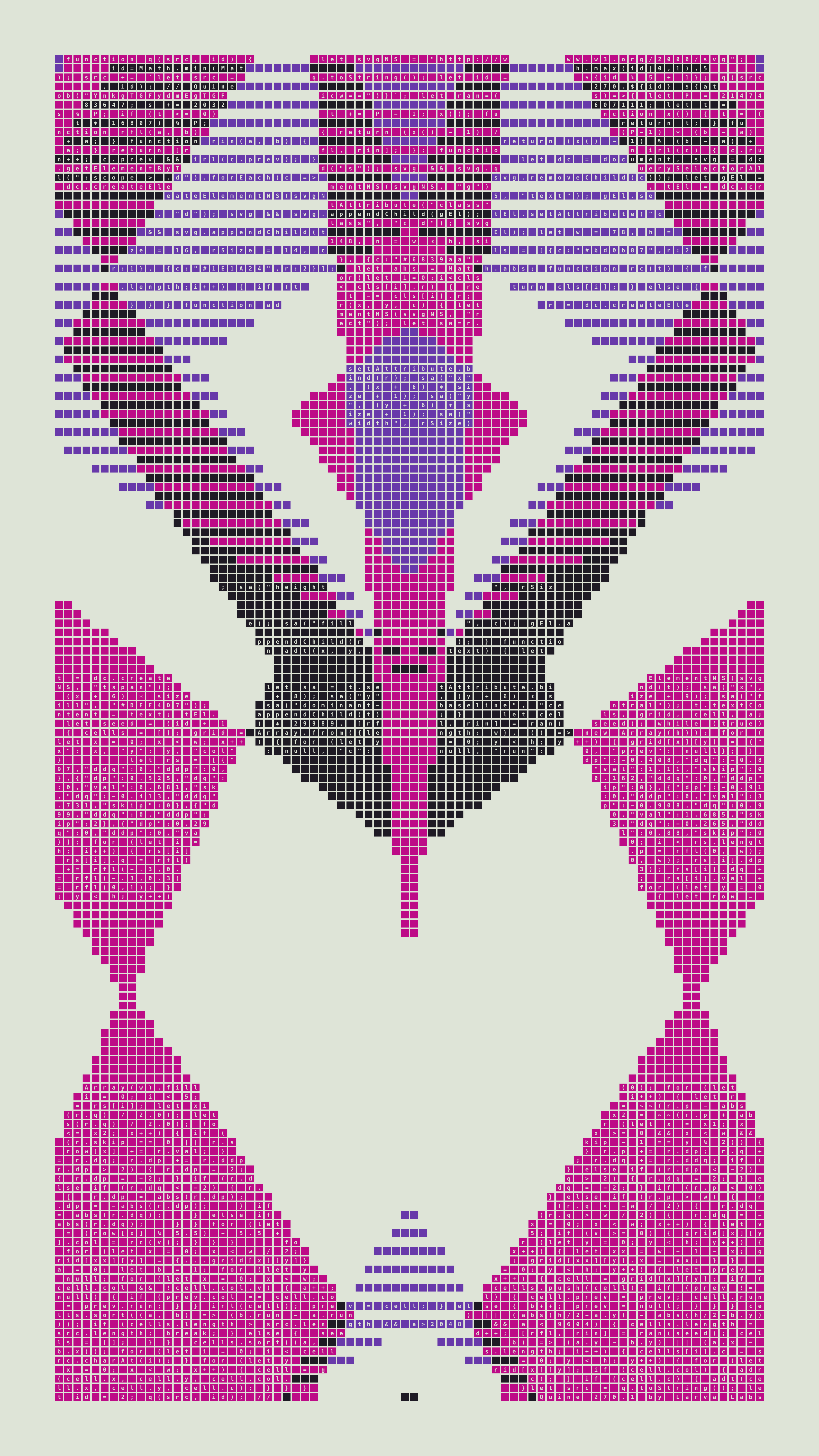 Quine #270 — Generation 1 (poster)