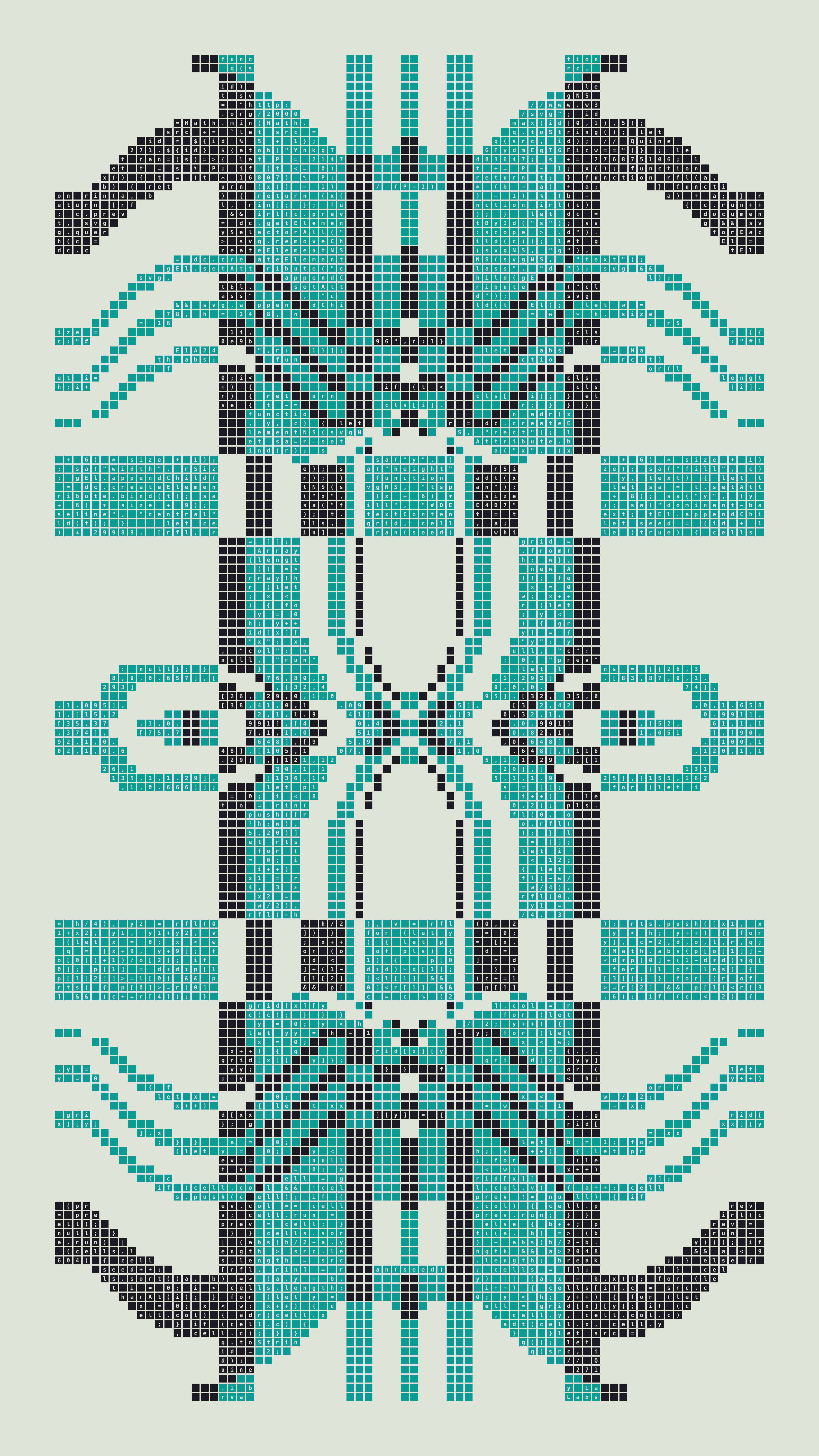 Quine #271 — Generation 1 (poster)