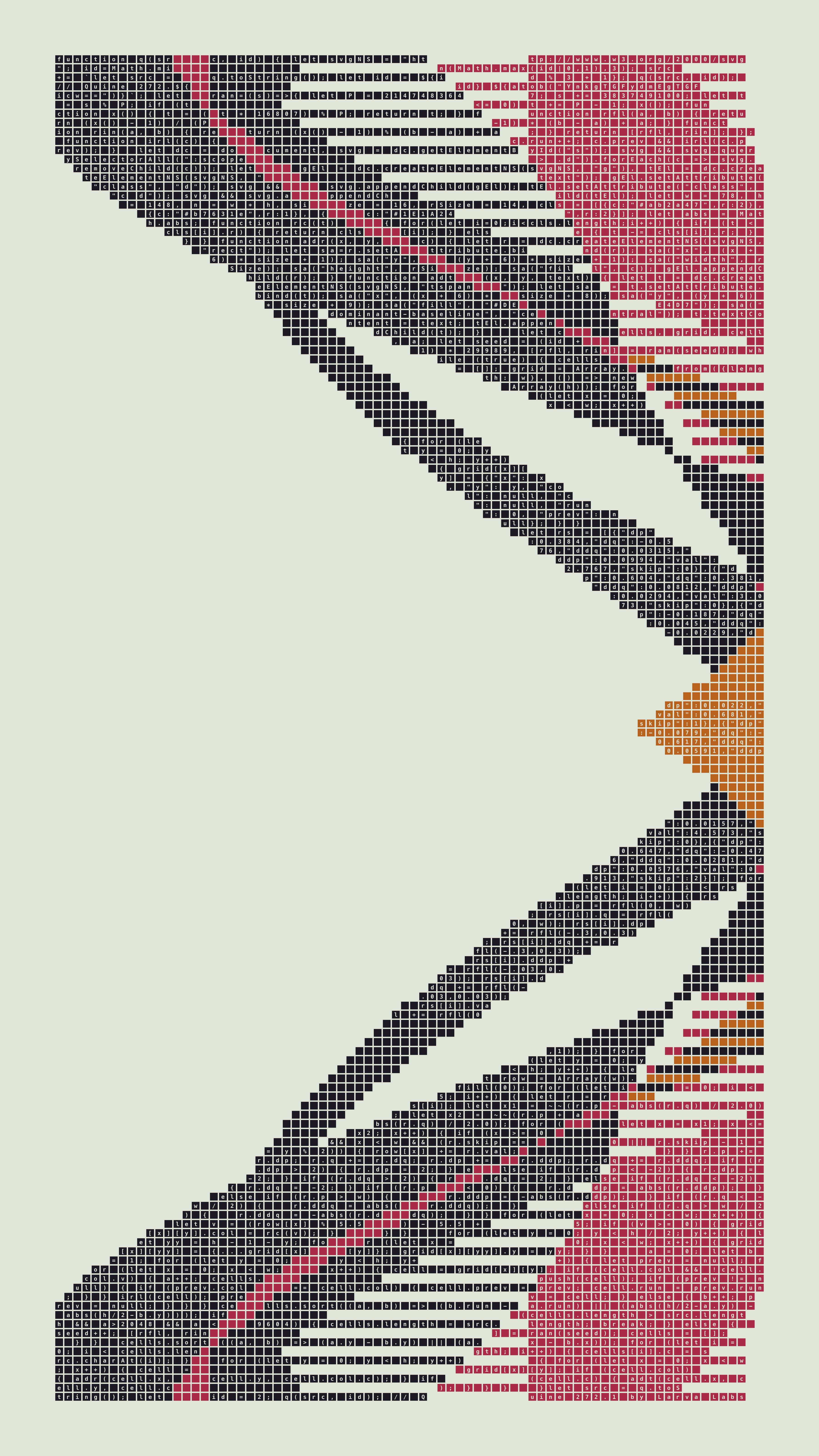 Quine #272 — Generation 1 (poster)