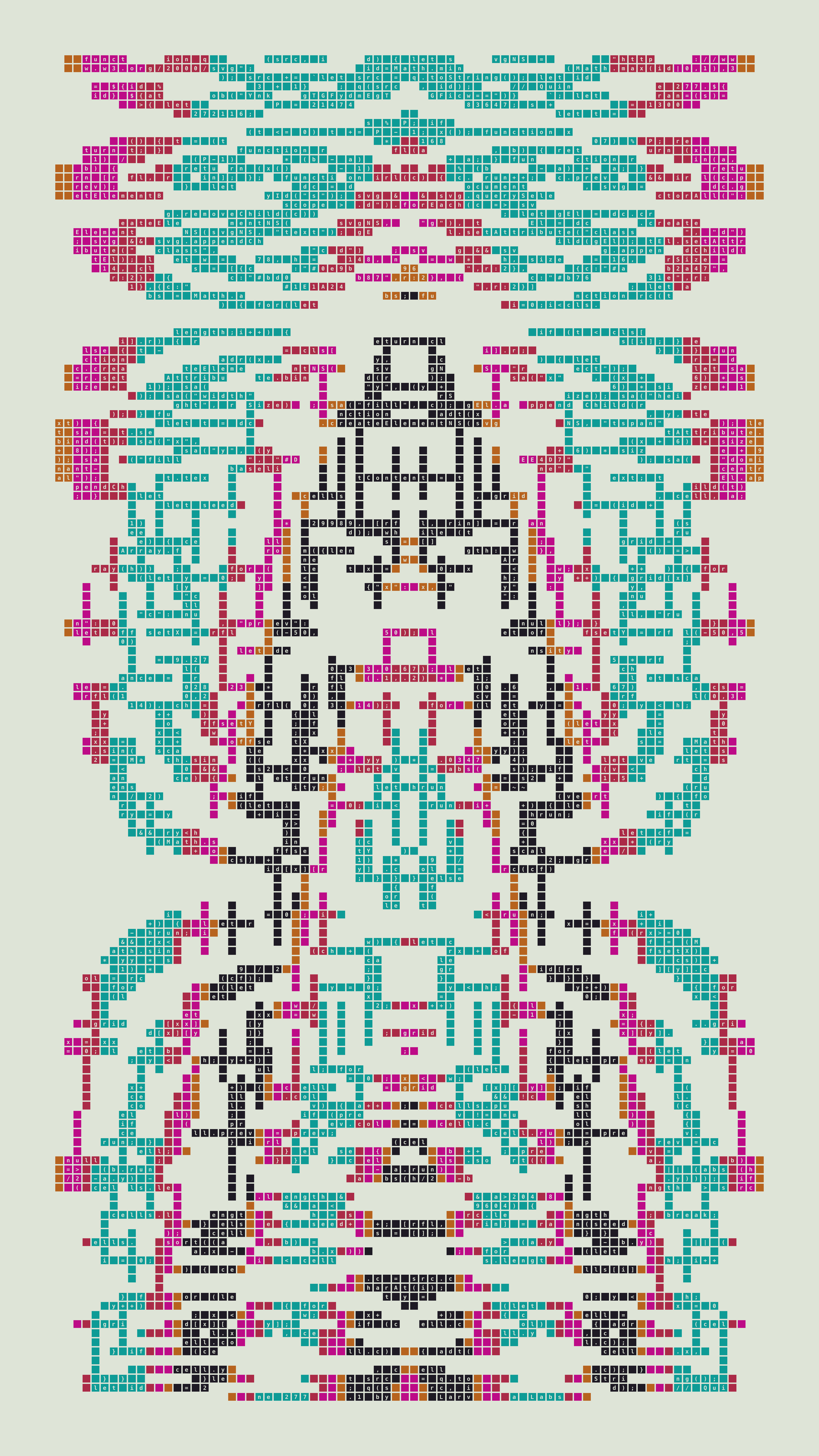 Quine #277 — Generation 1 (poster)