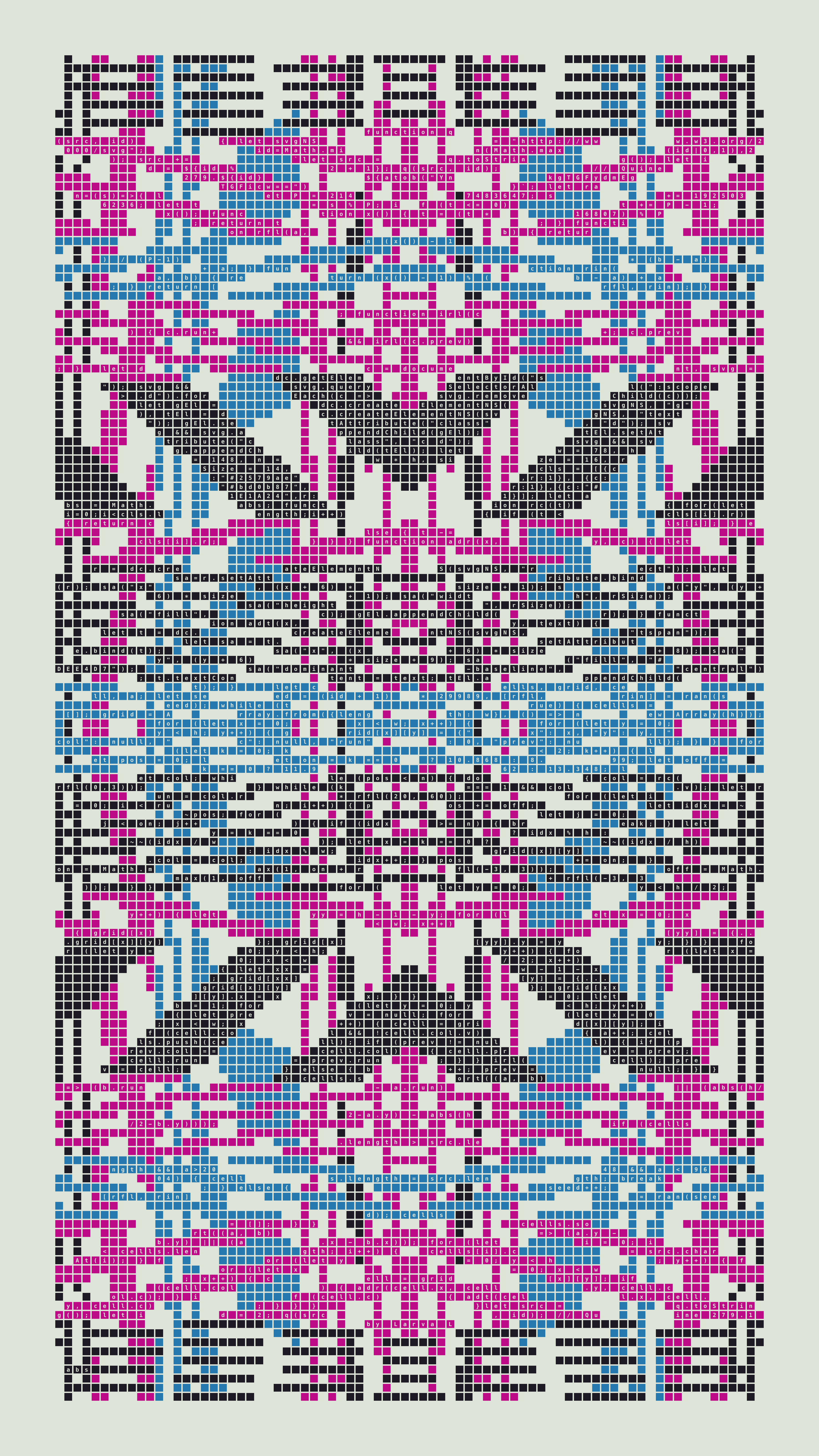 Quine #279 — Generation 1 (poster)