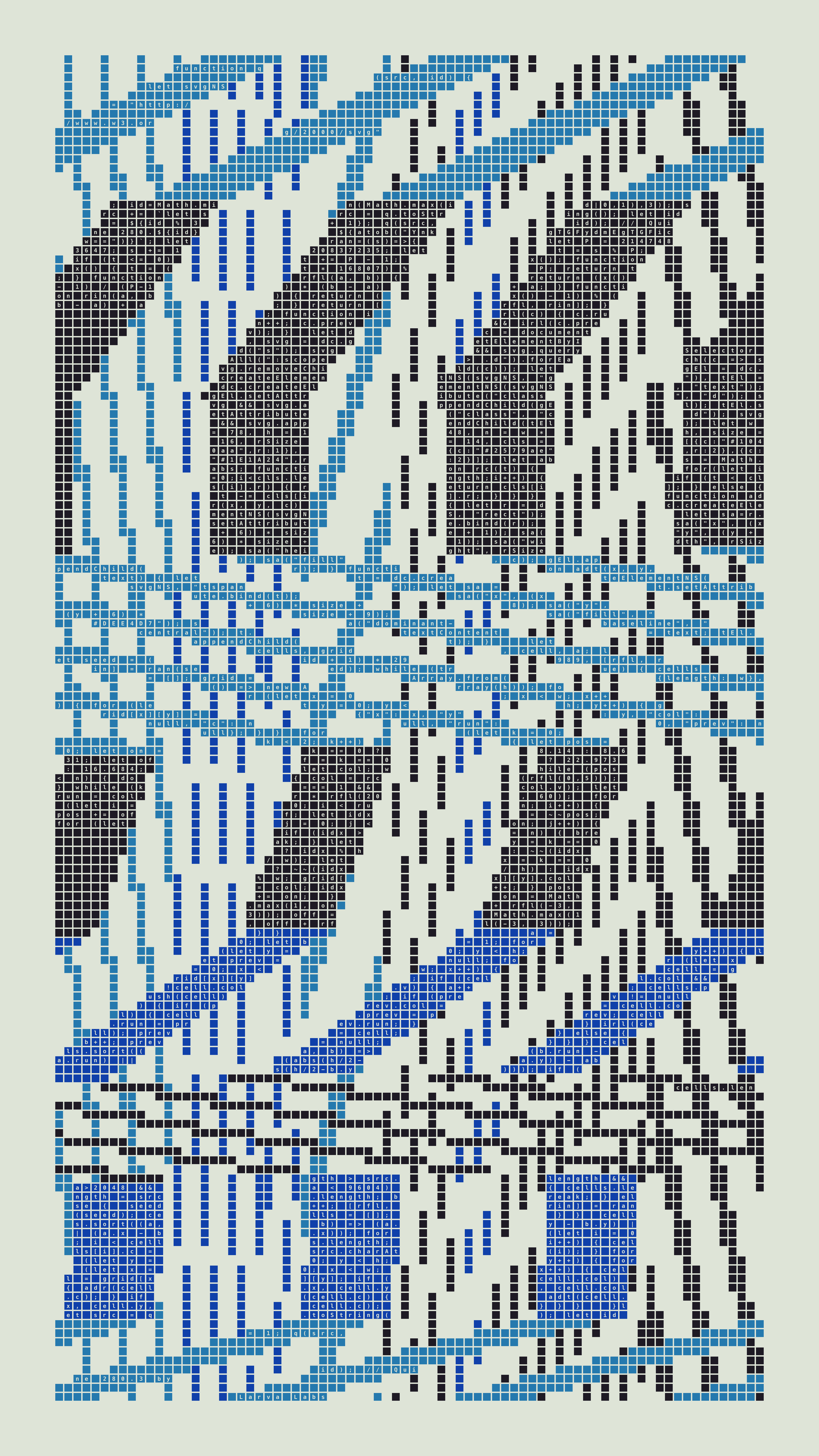 Quine #280 — Generation 3 (poster)