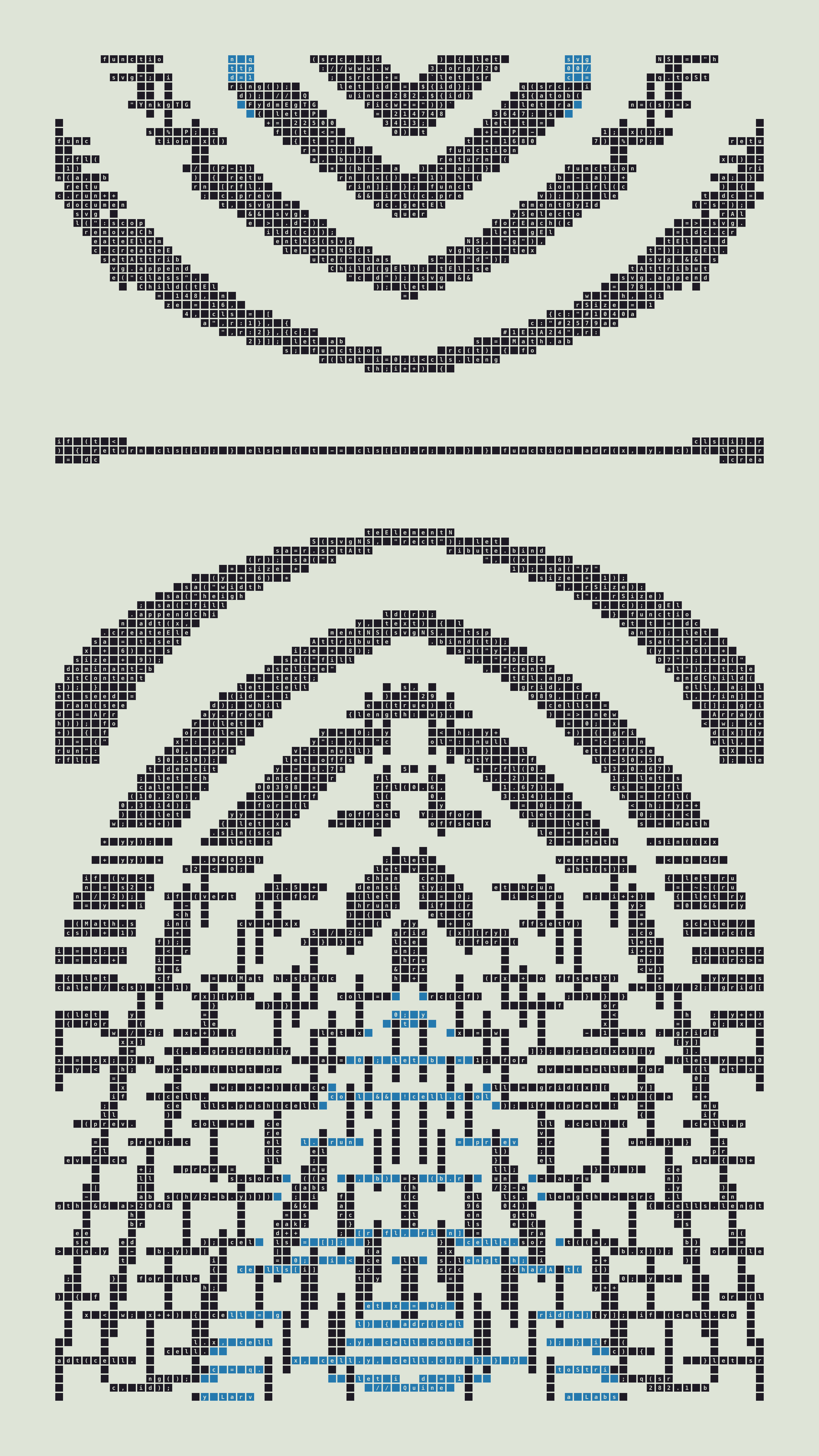 Quine #282 — Generation 1 (poster)