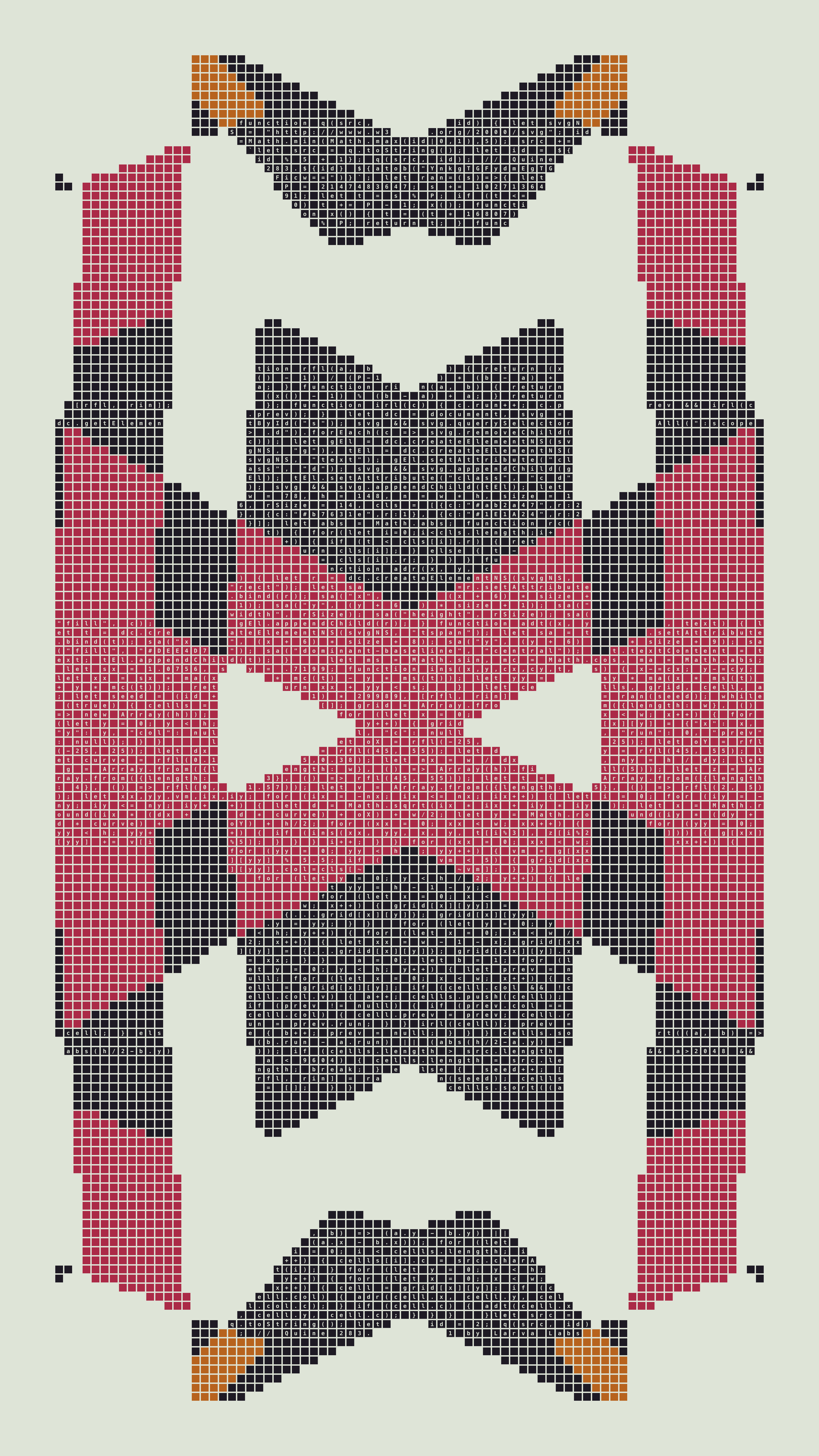Quine #283 — Generation 1 (poster)