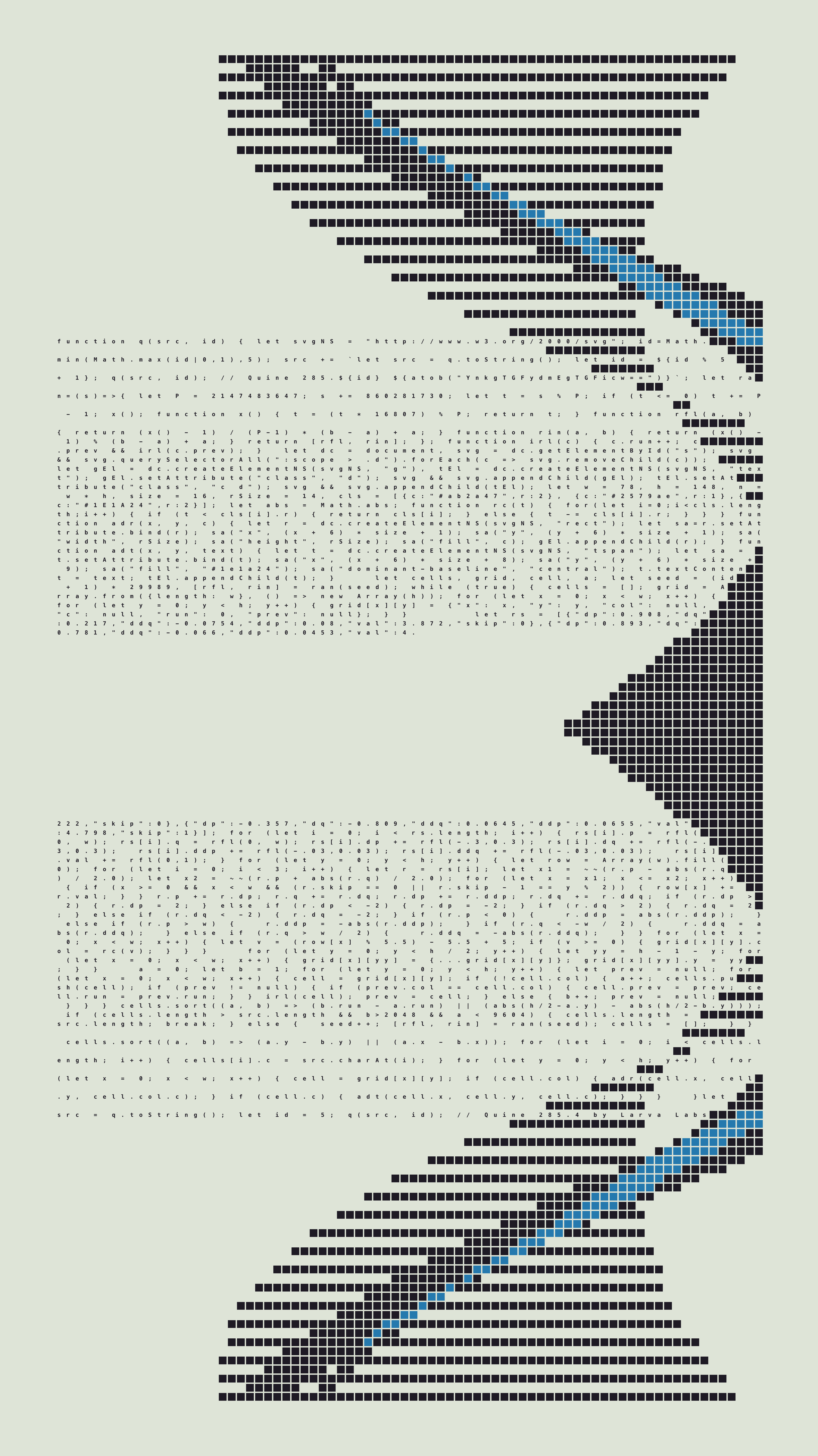Quine #285 — Generation 4