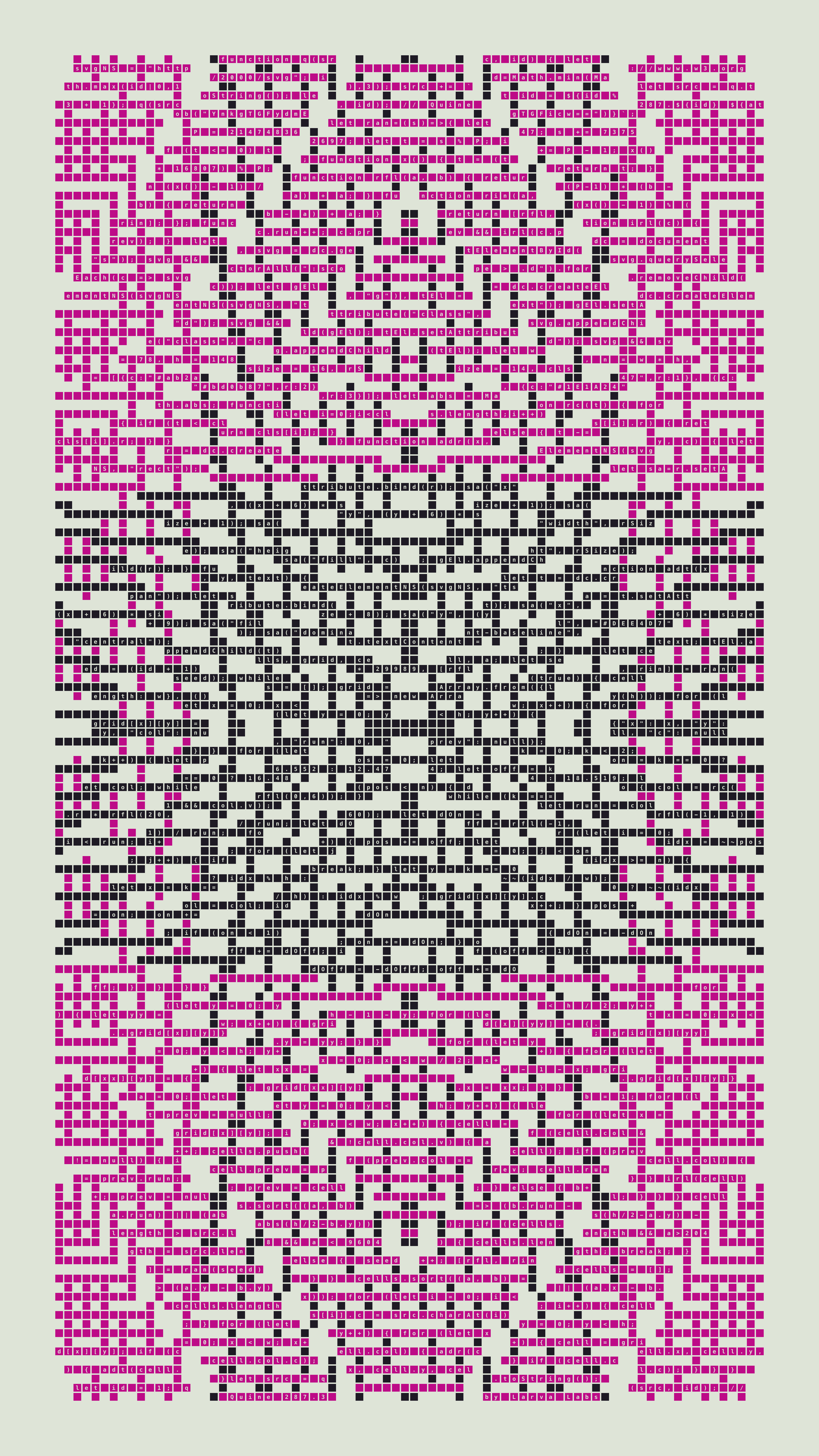 Quine #287 — Generation 3
