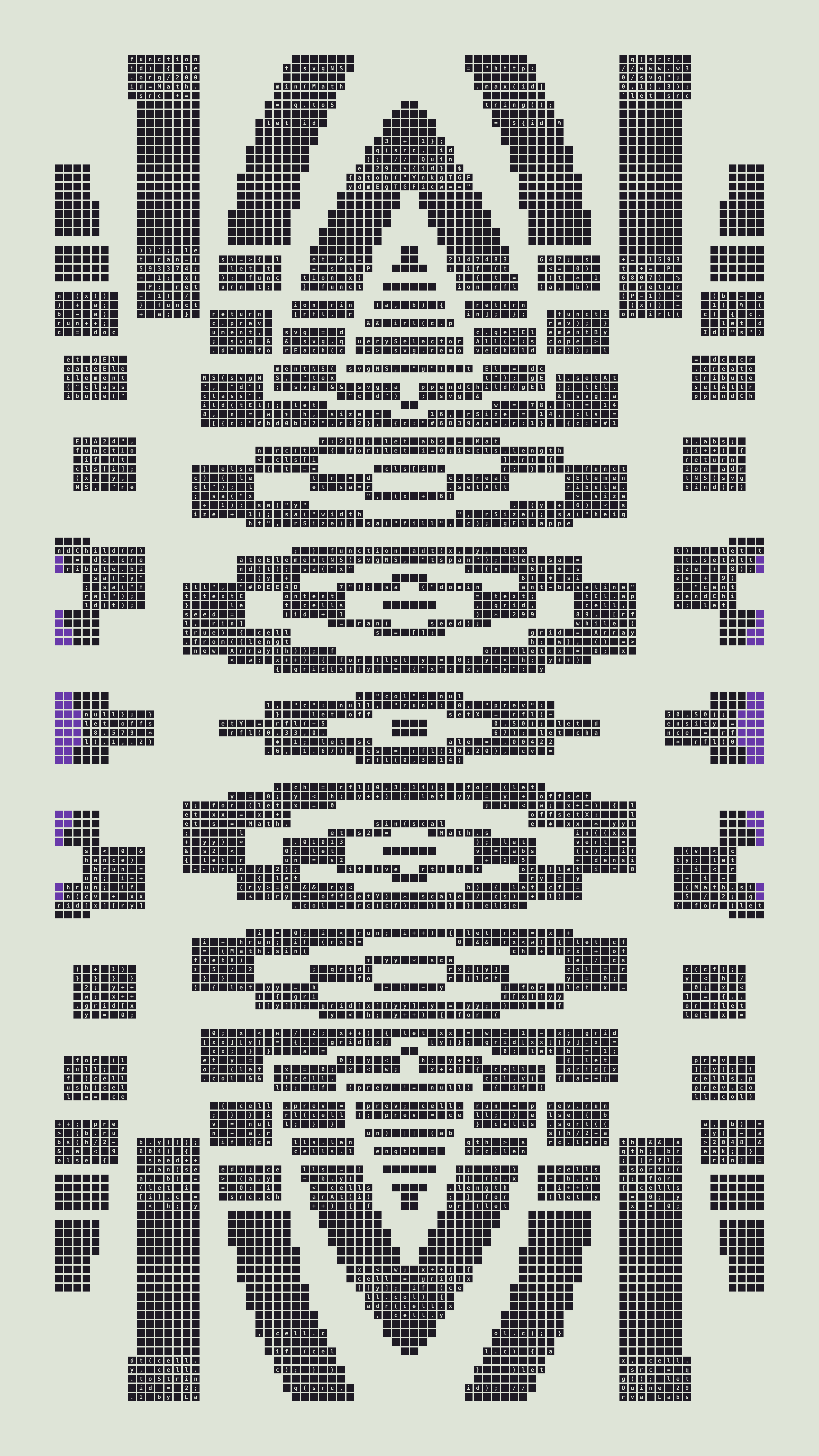 Quine #29 — Generation 1 (poster)