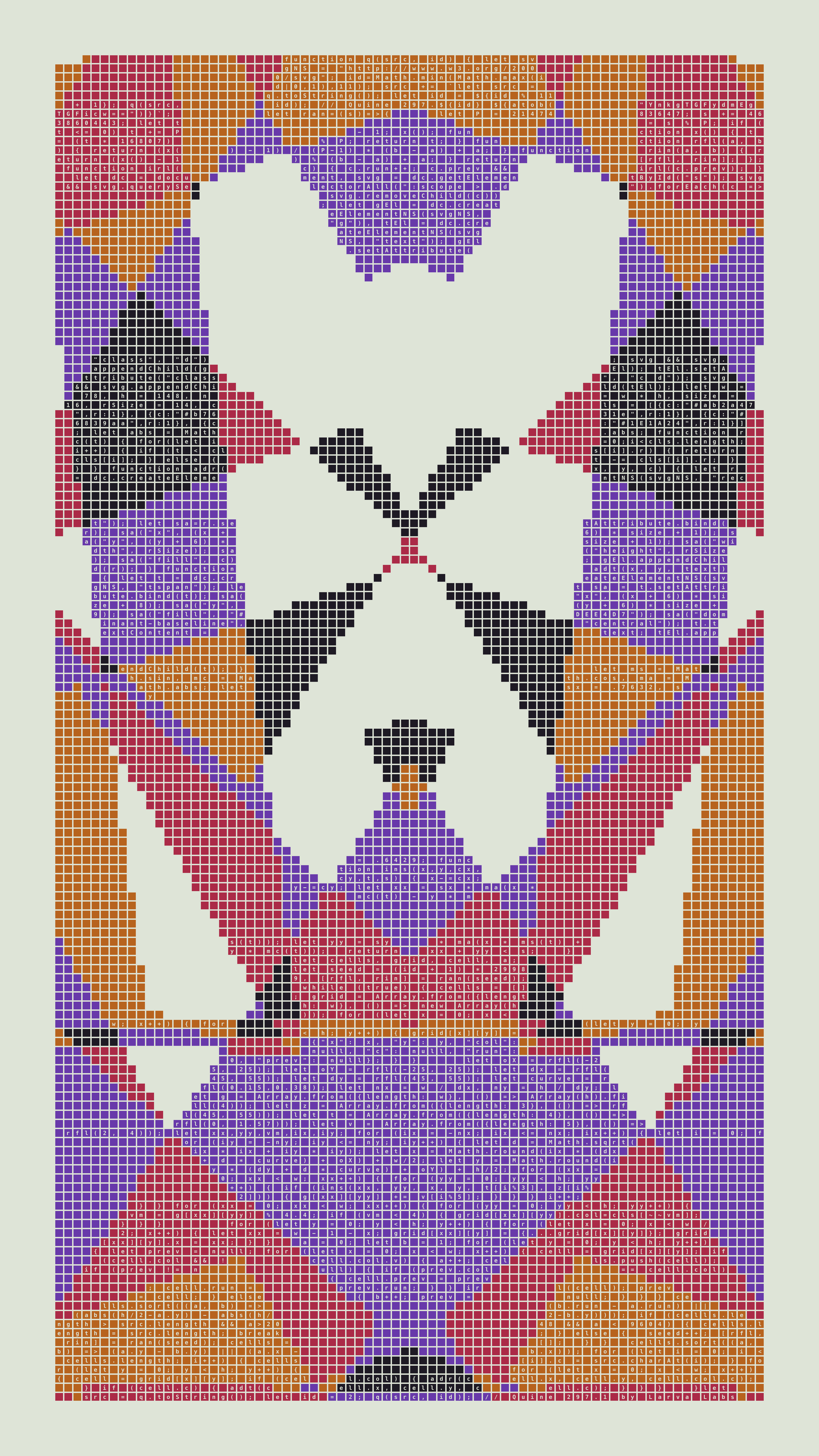 Quine #297 — Generation 1 (poster)
