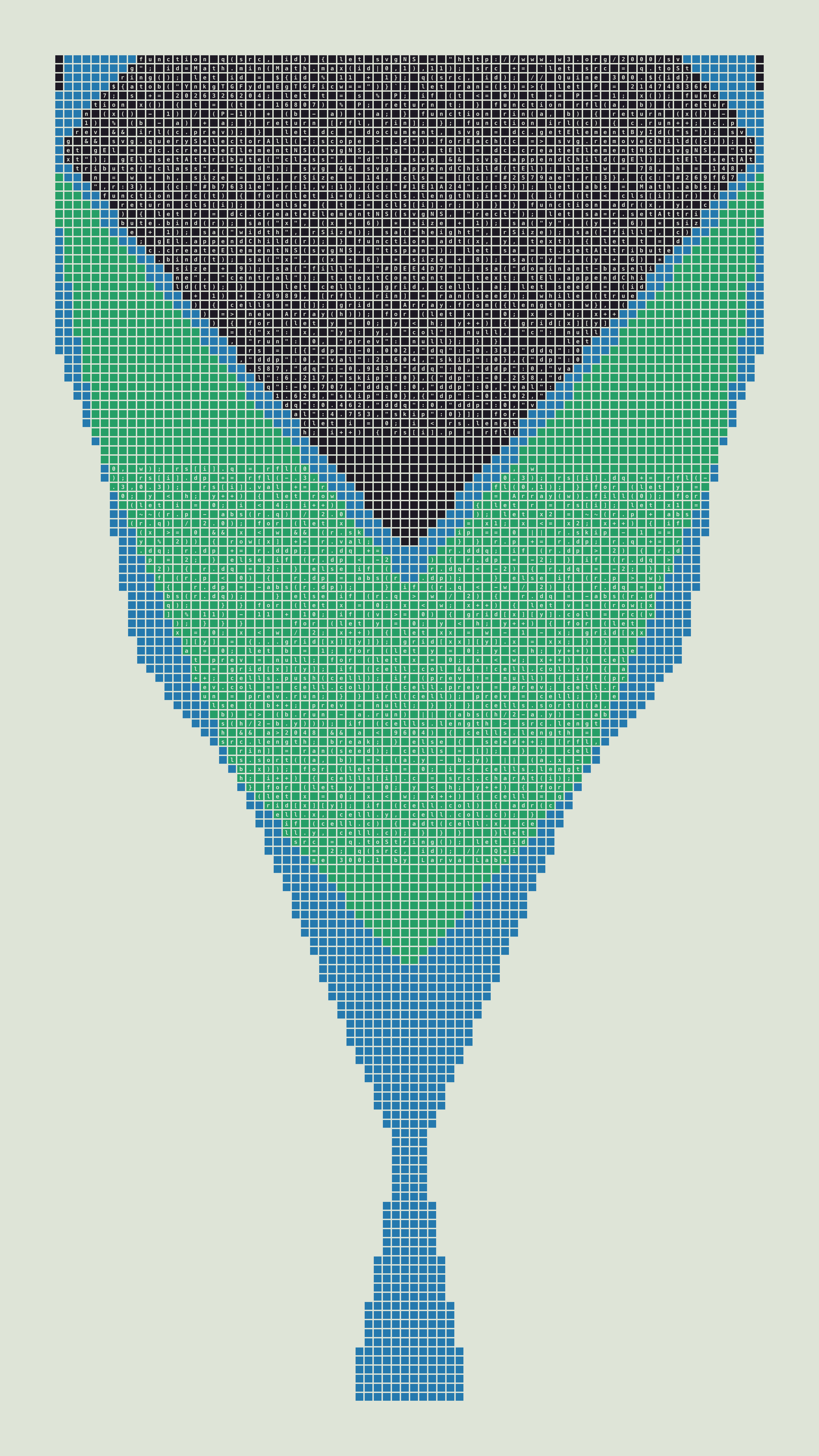 Quine #300 — Generation 1 (poster)