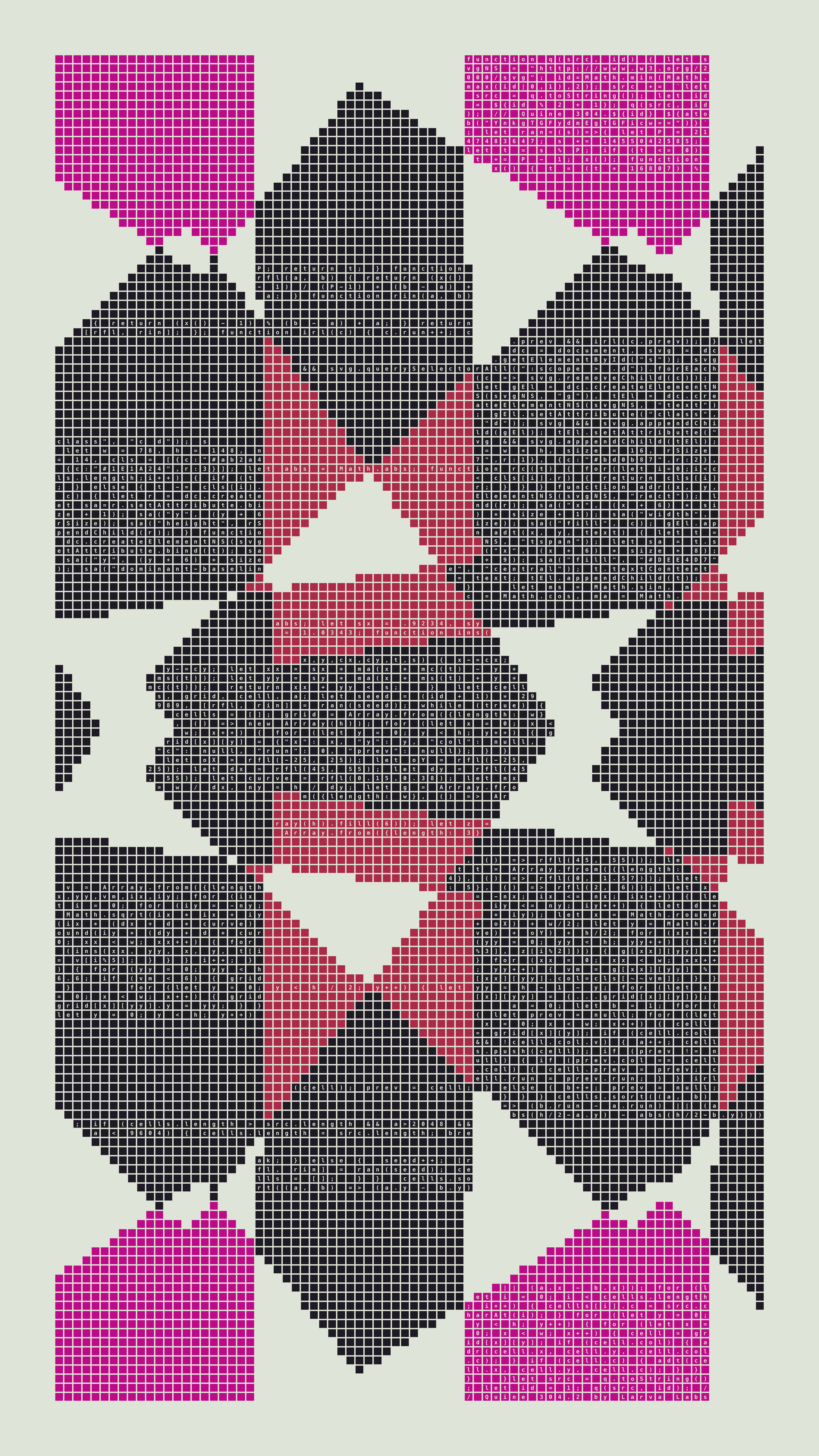 Quine #304 — Generation 2 (poster)