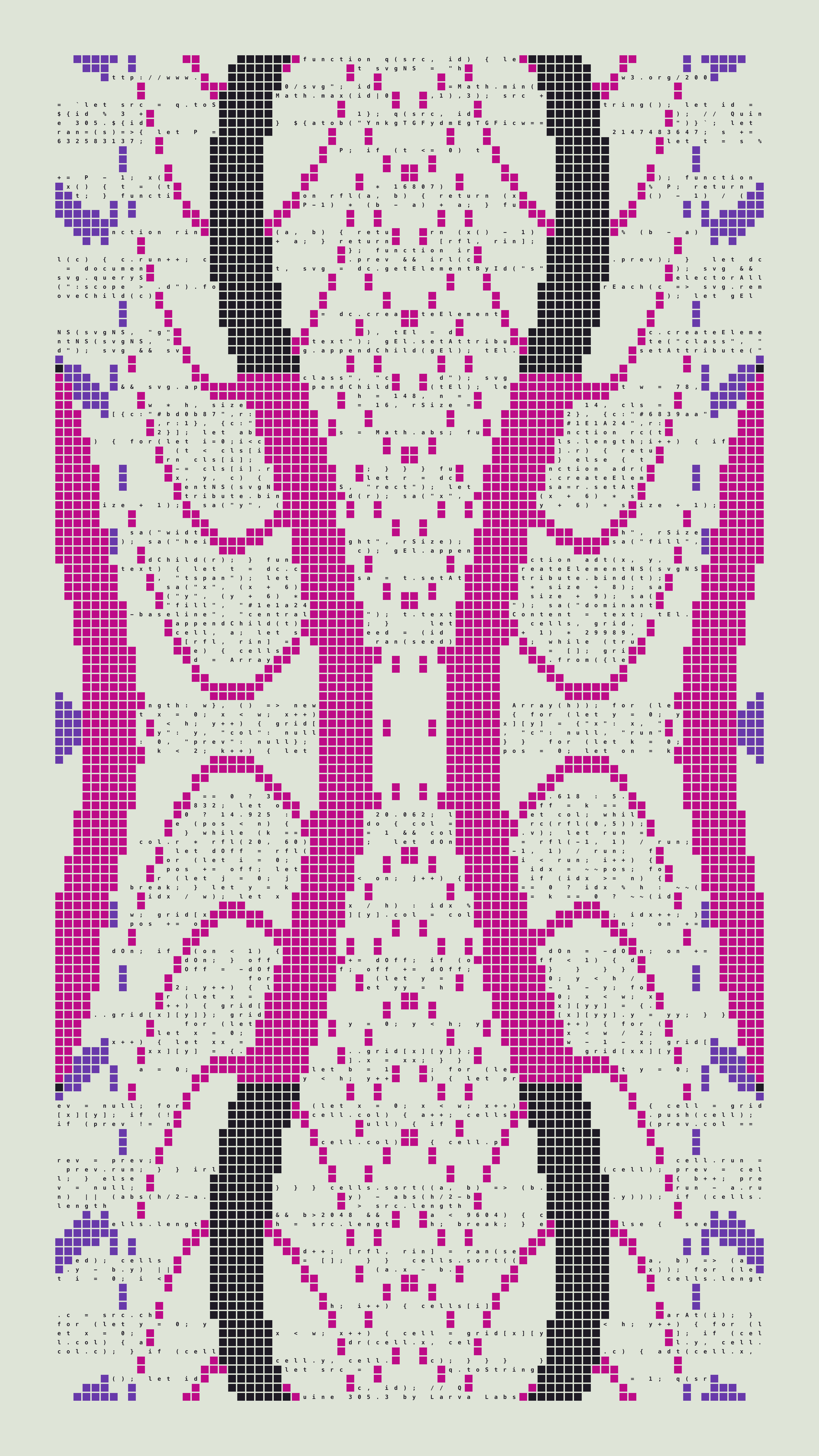 Quine #305 — Generation 3