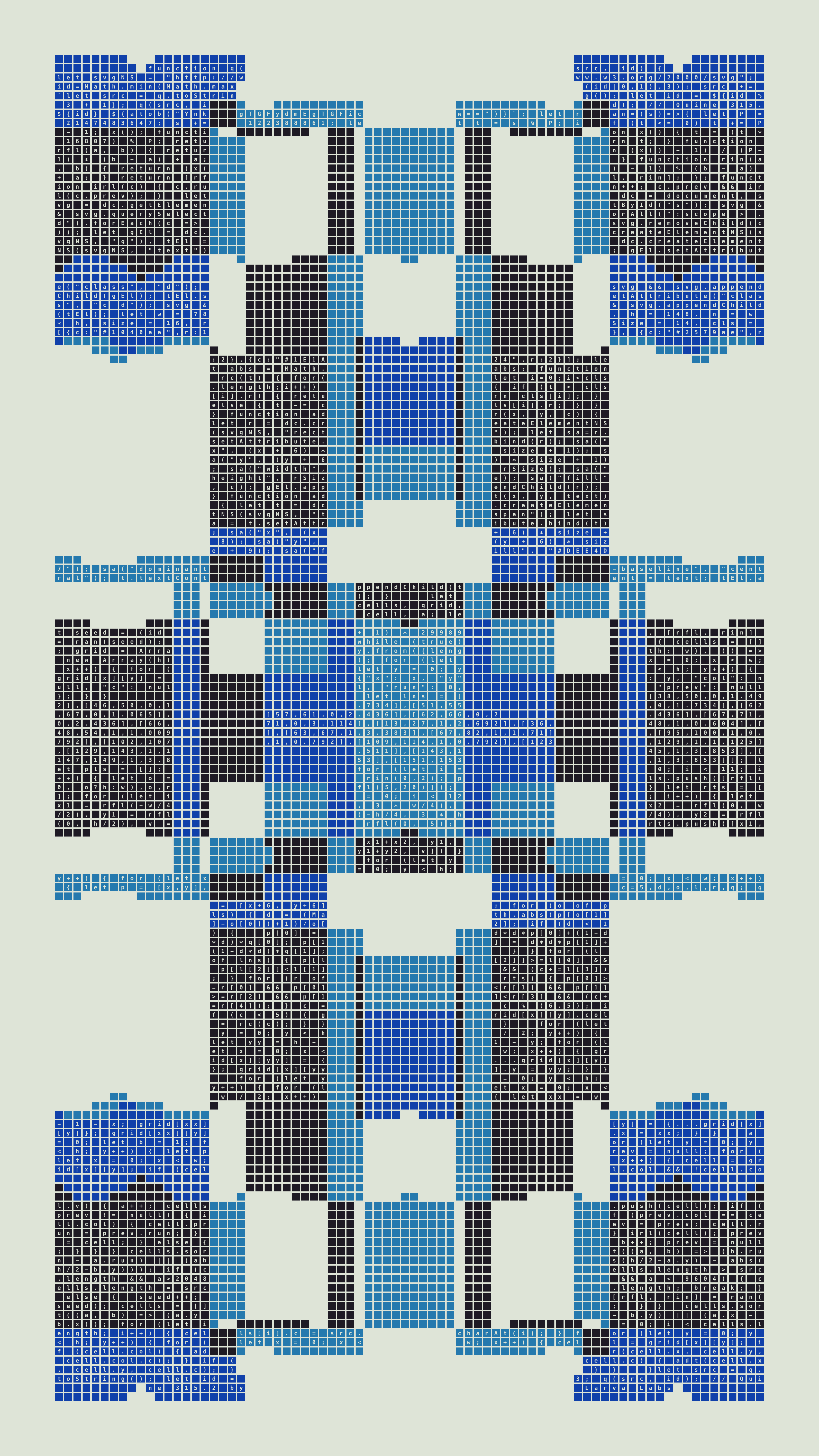 Quine #315 — Generation 2 (poster)