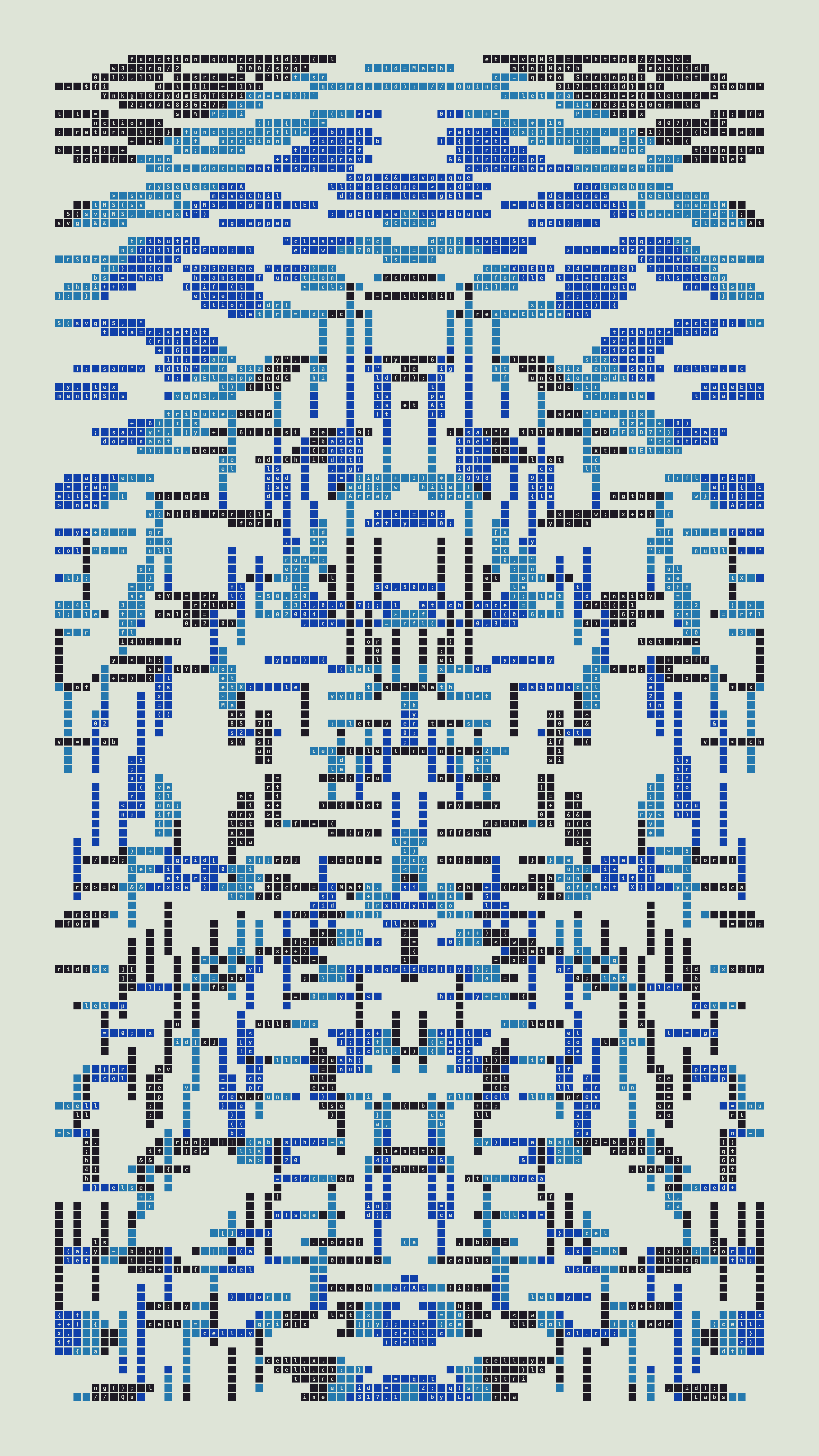 Quine #317 — Generation 1 (poster)