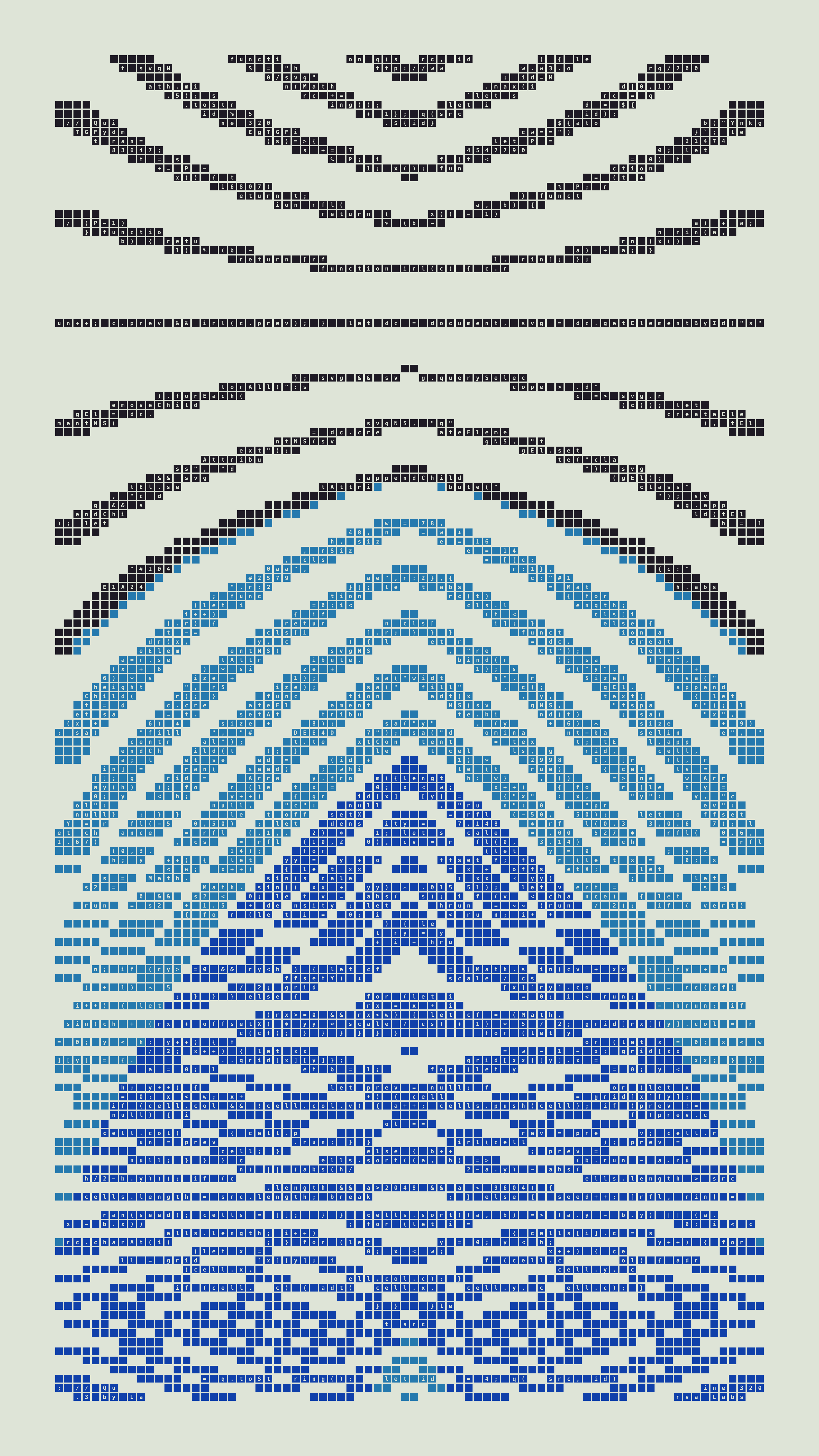 Quine #320 — Generation 3 (poster)