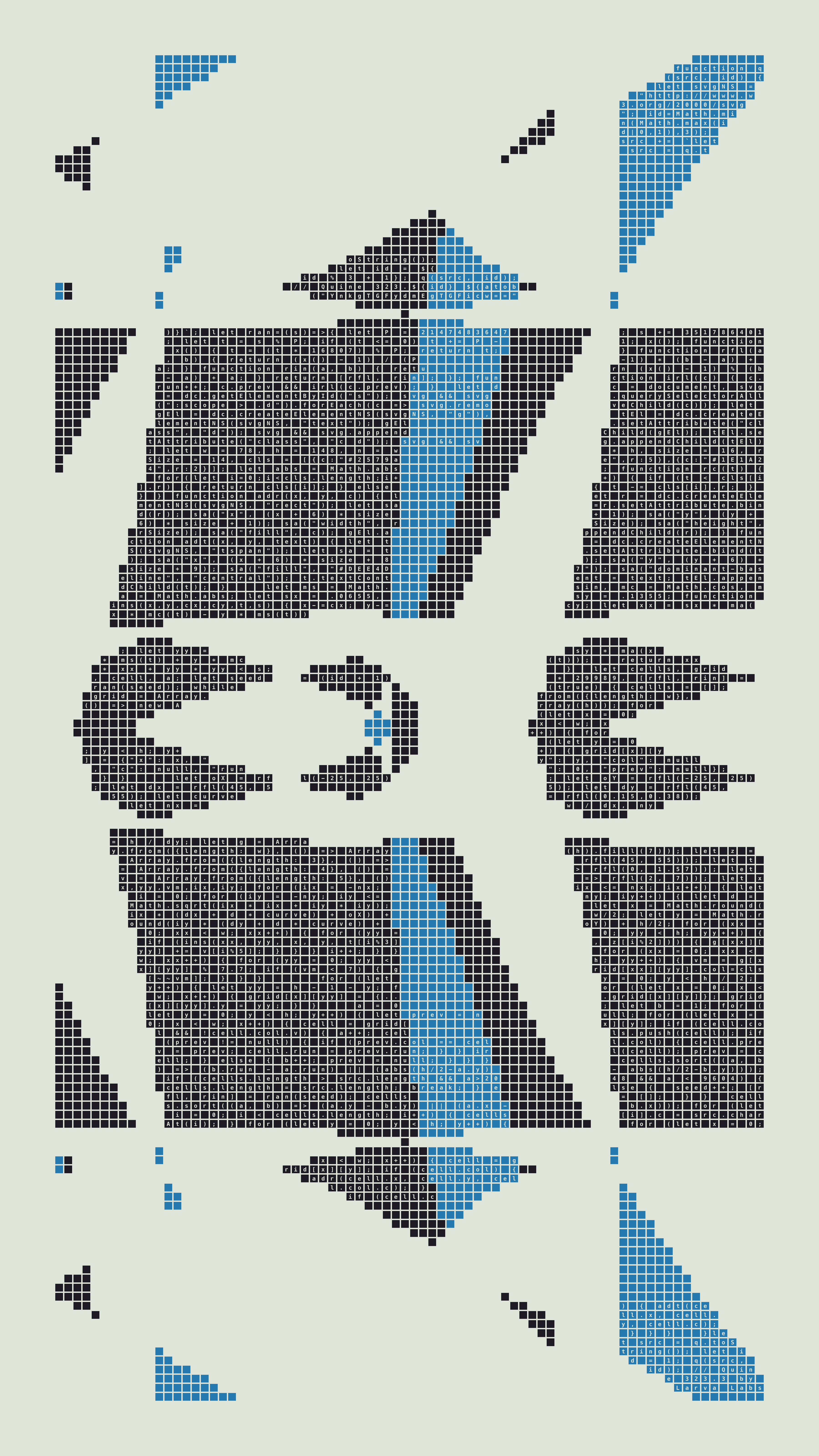 Quine #323 — Generation 3 (poster)