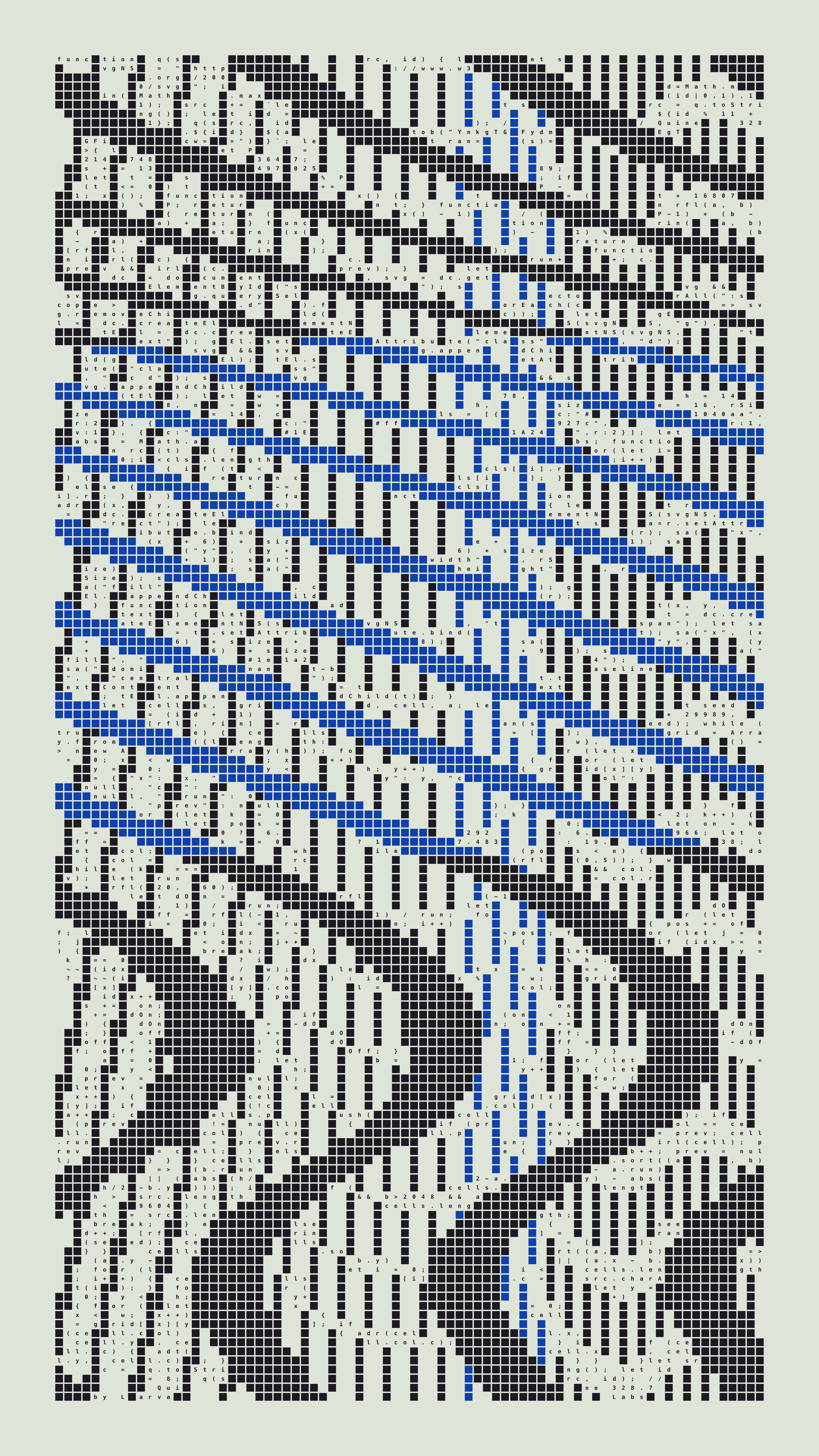 Quine #328 — Generation 7