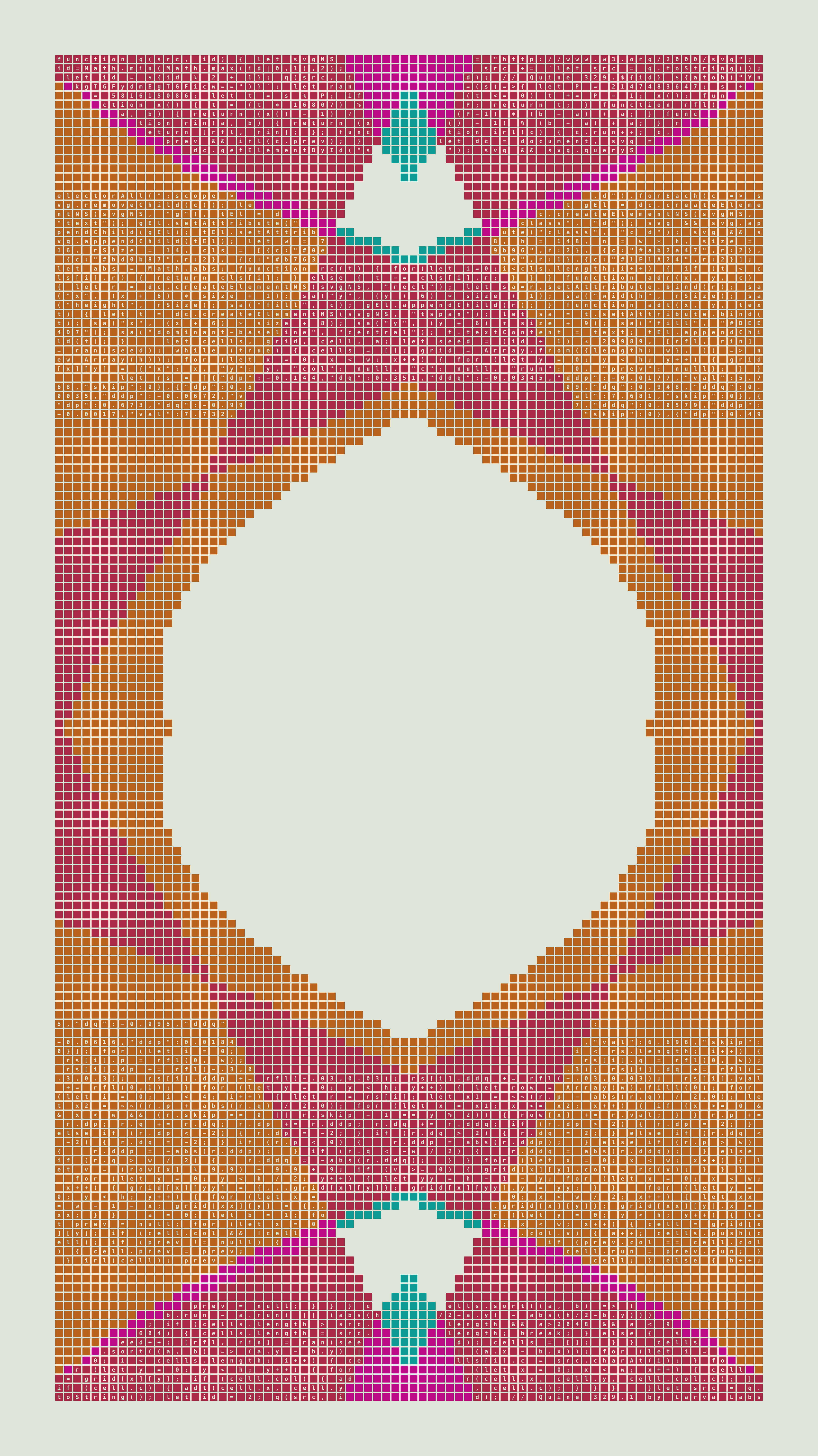 Quine #329 — Generation 1 (poster)
