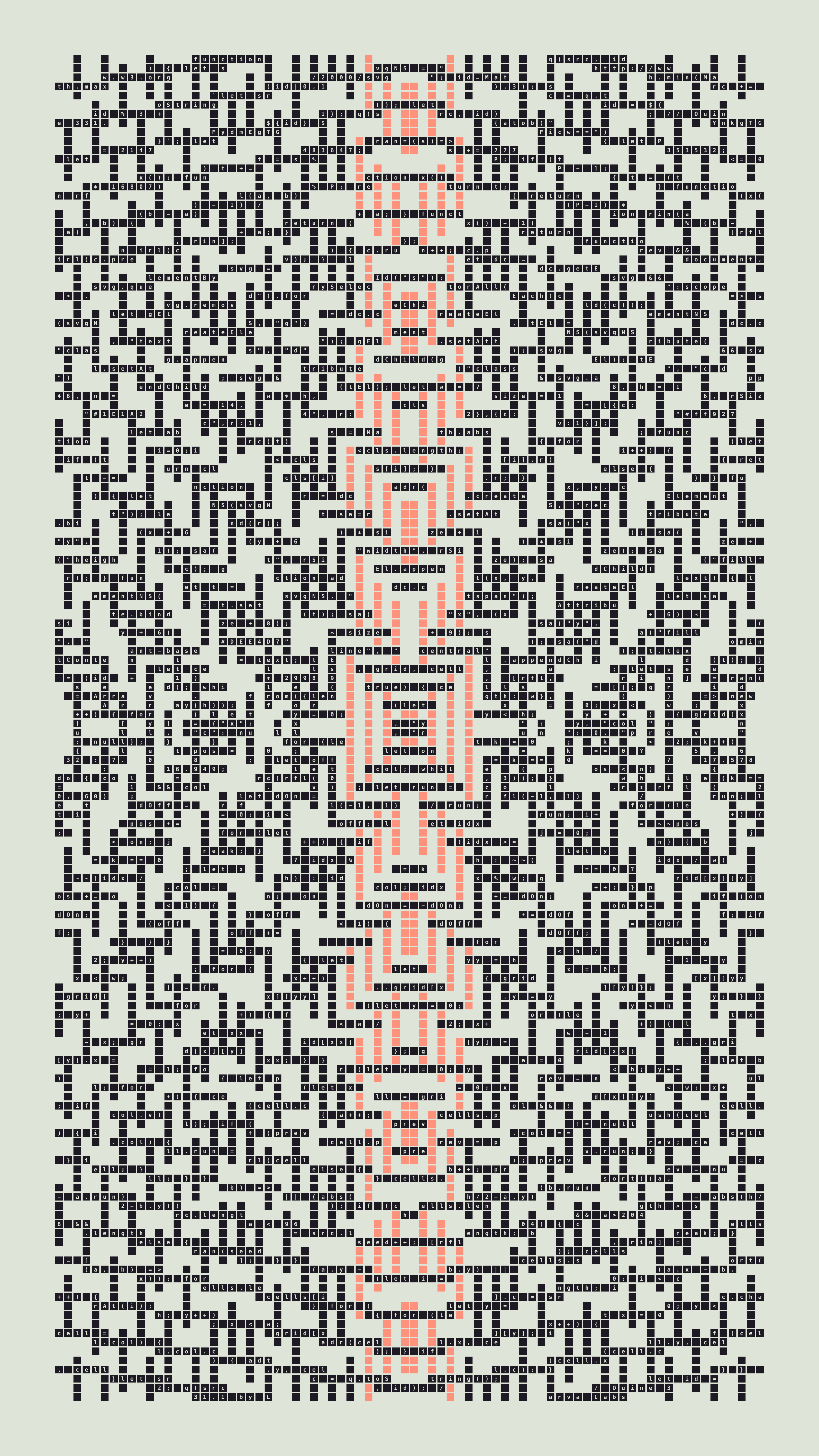 Quine #331 — Generation 1 (poster)