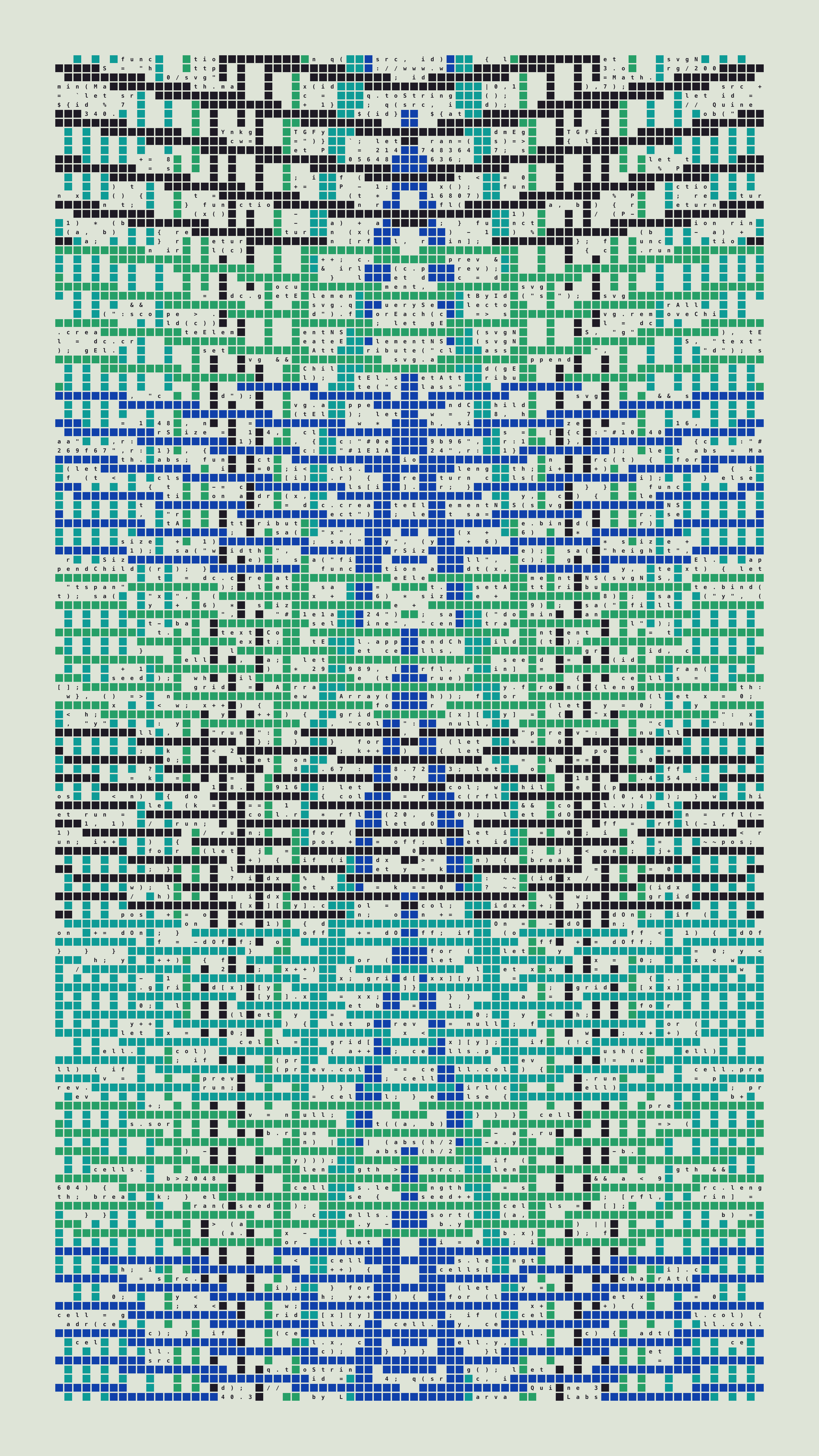Quine #340 — Generation 3