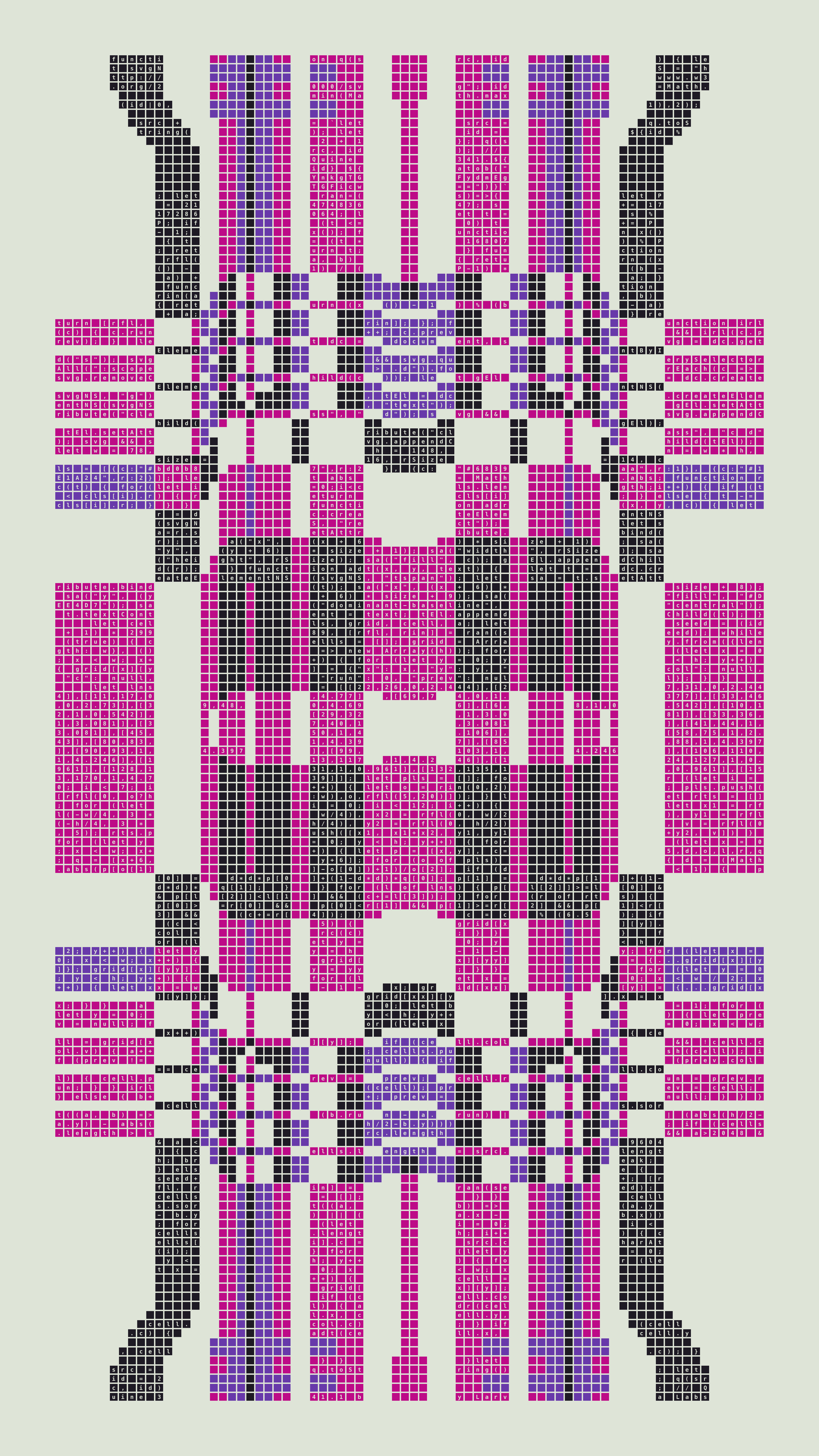 Quine #341 — Generation 1 (poster)
