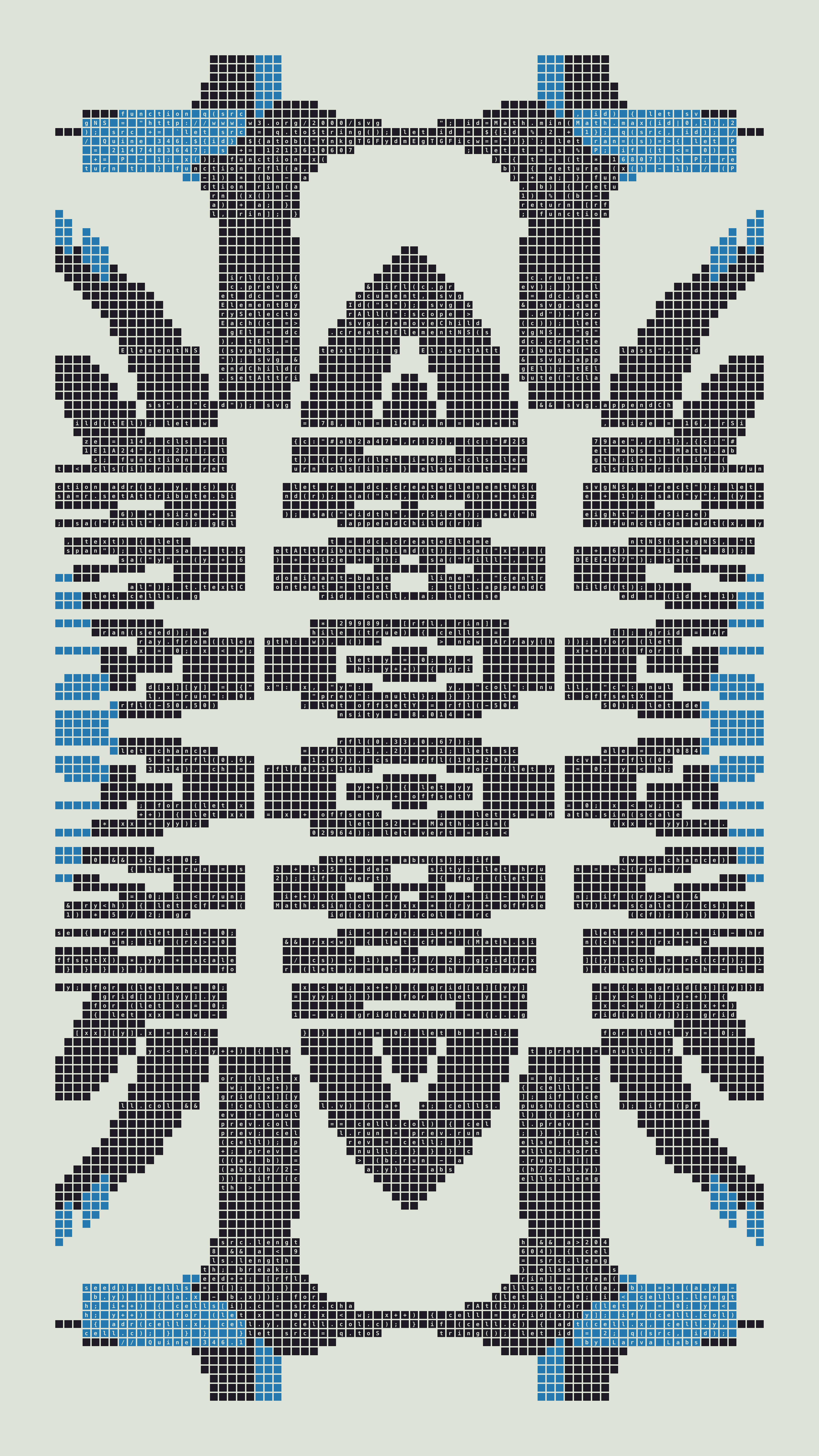 Quine #346 — Generation 1 (poster)