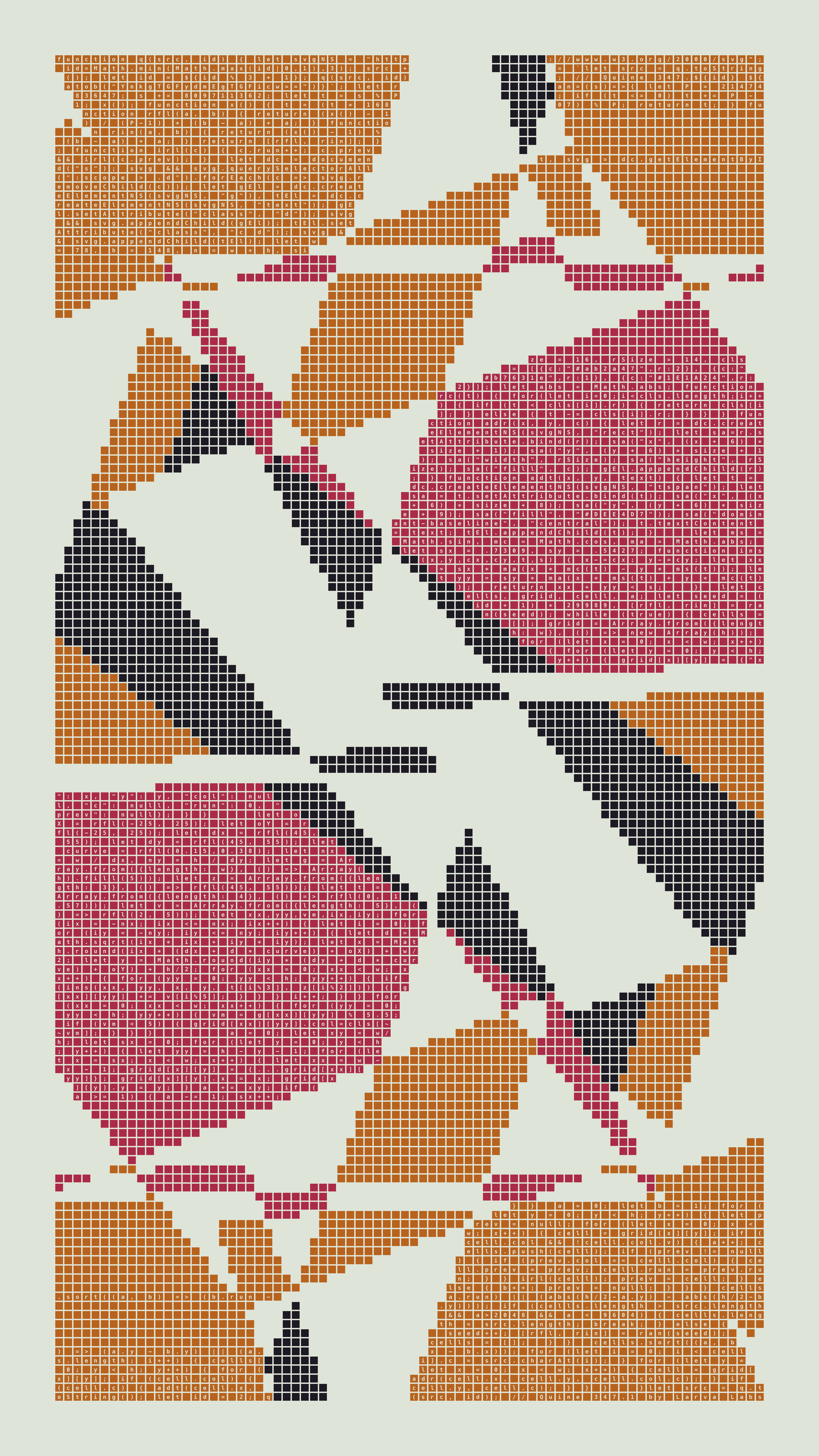 Quine #347 — Generation 1 (poster)