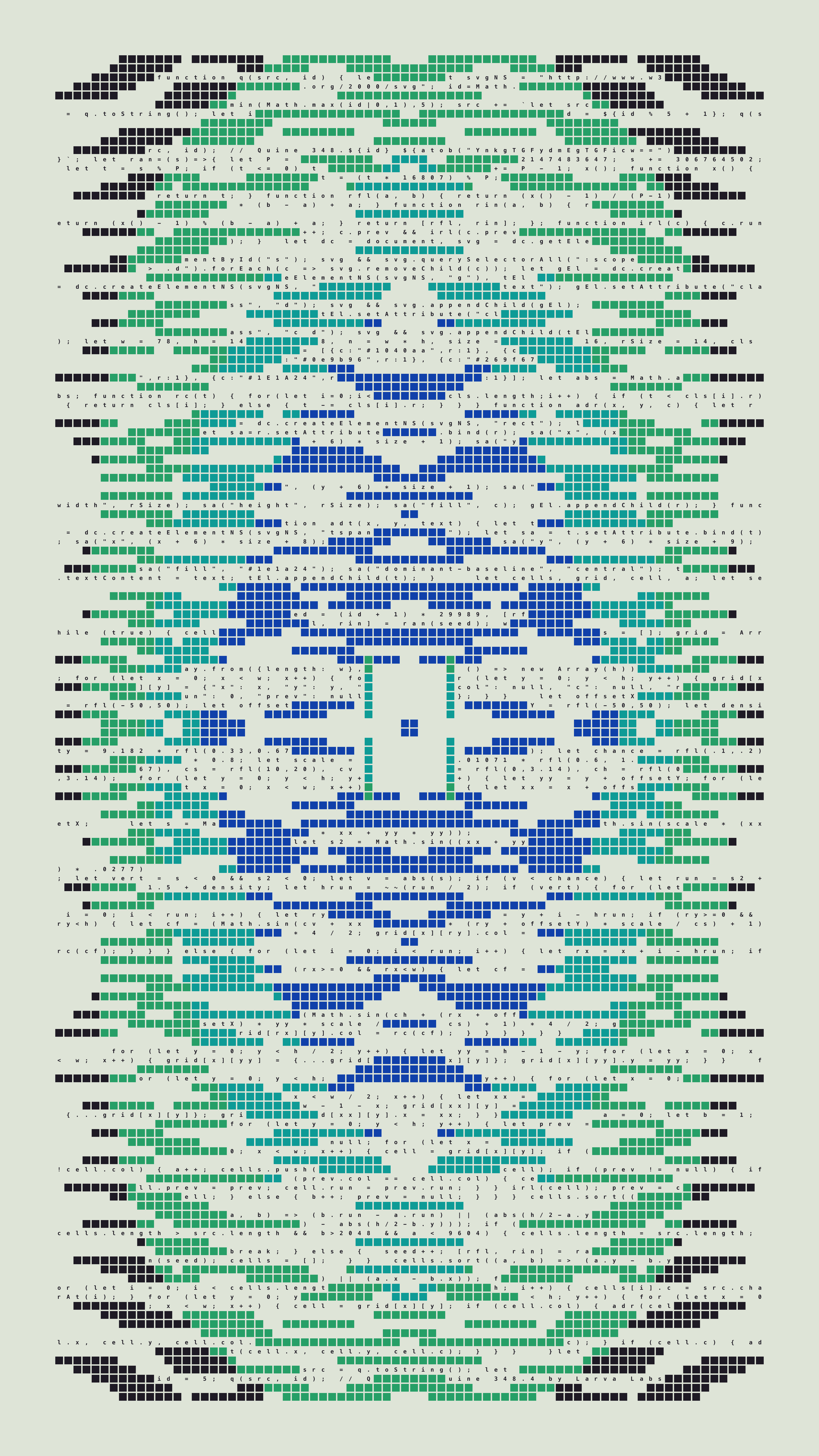 Quine #348 — Generation 4
