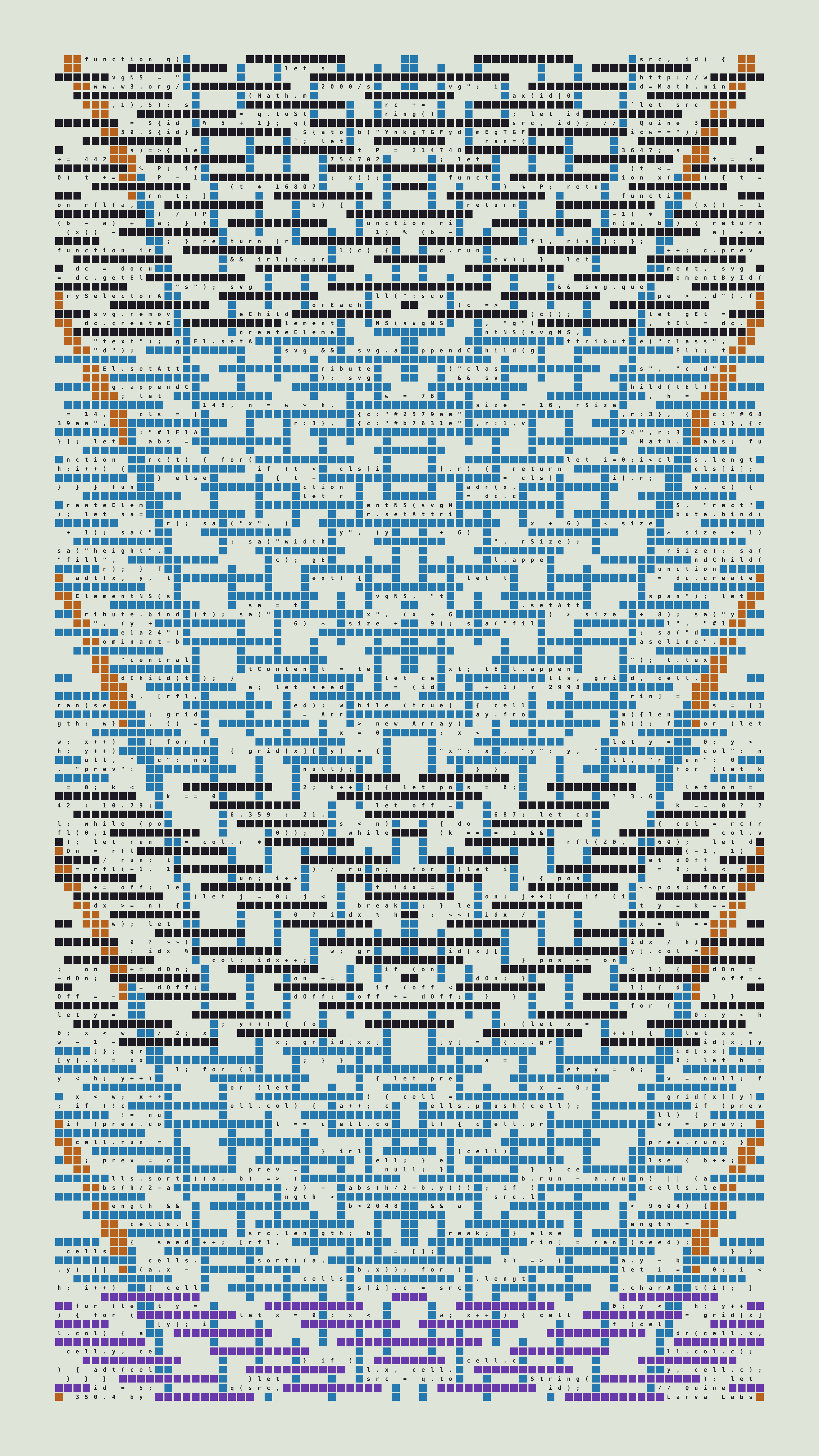 Quine #350 — Generation 4