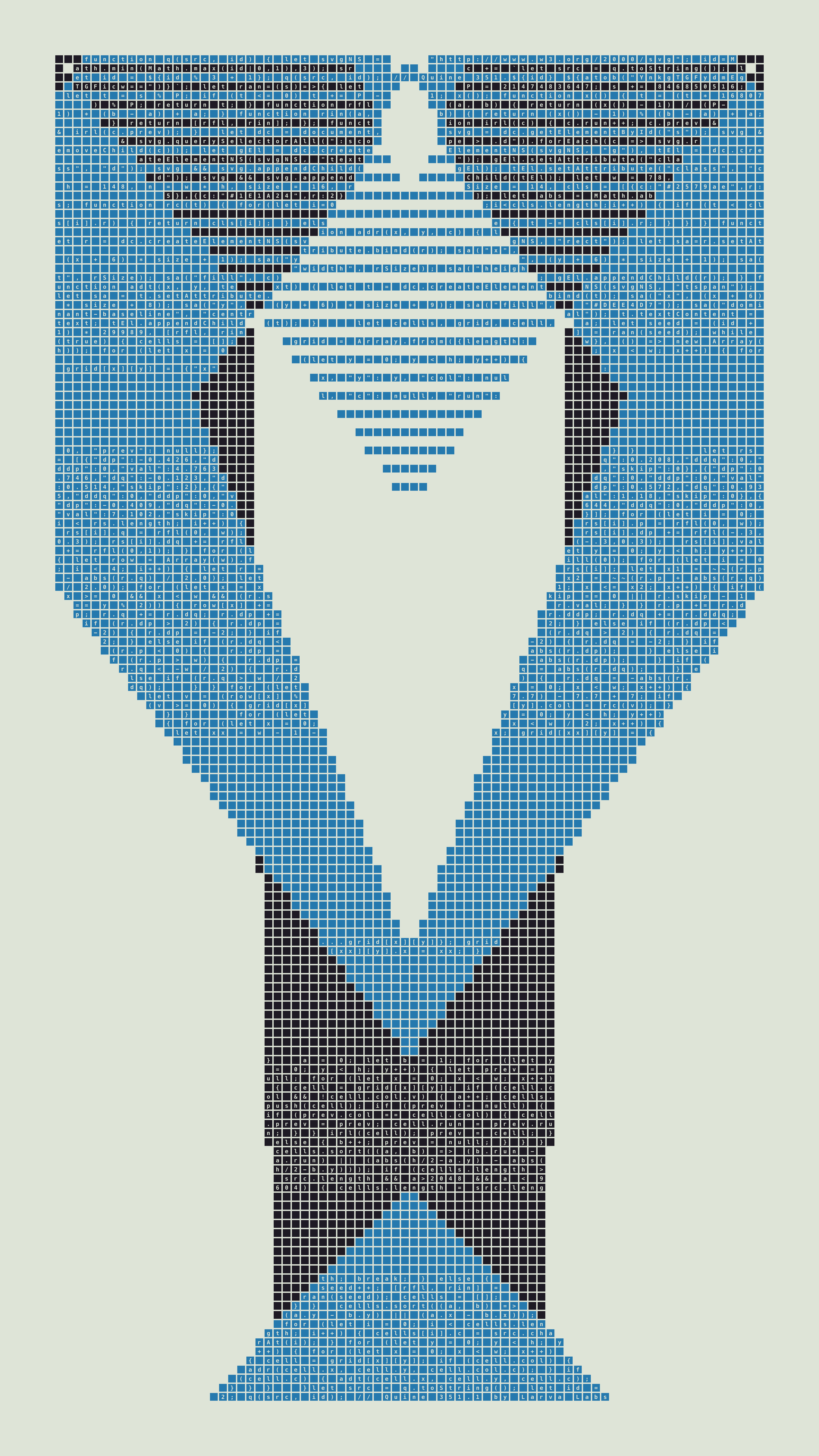 Quine #351 — Generation 1 (poster)