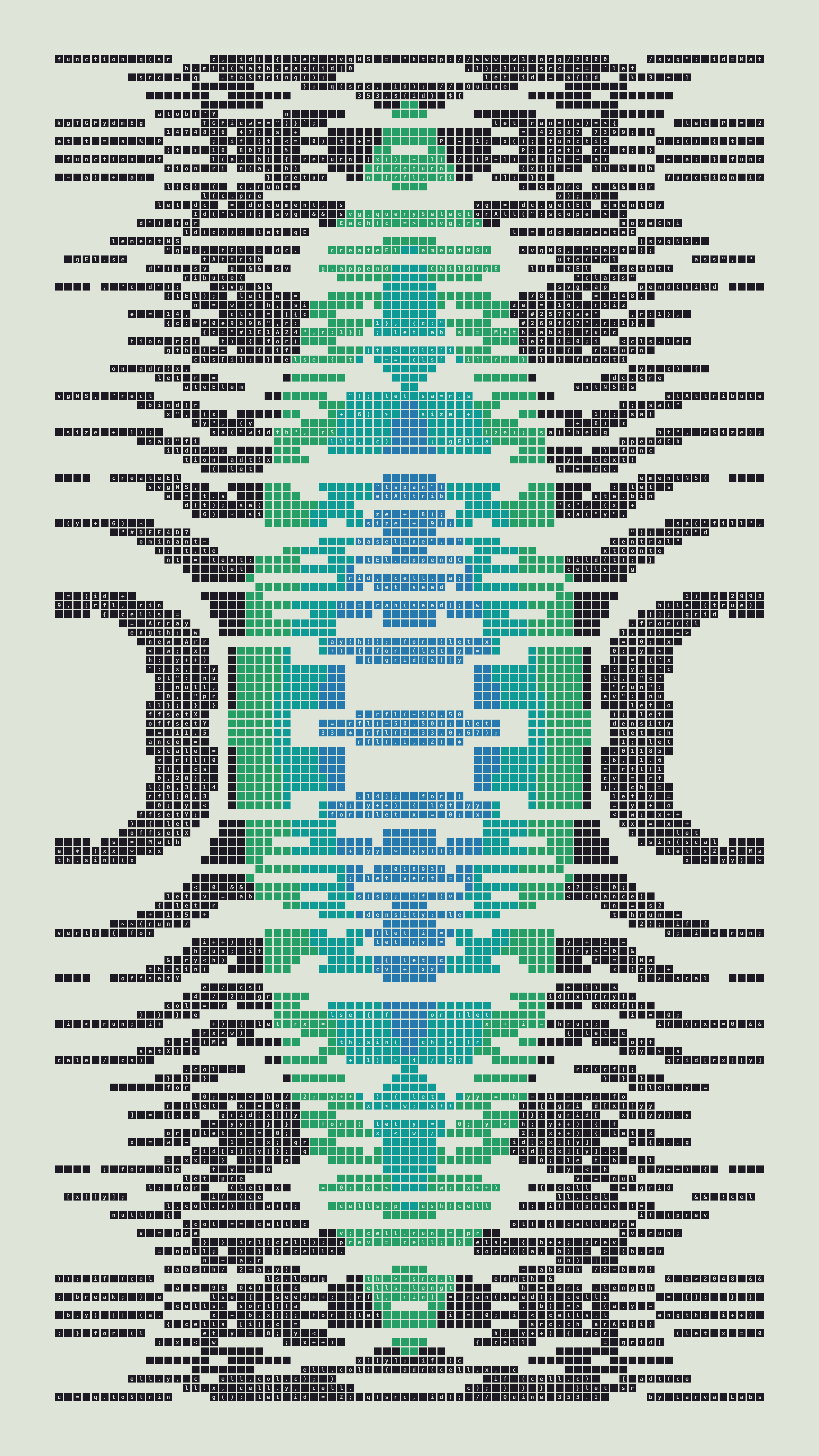 Quine #353 — Generation 1 (poster)