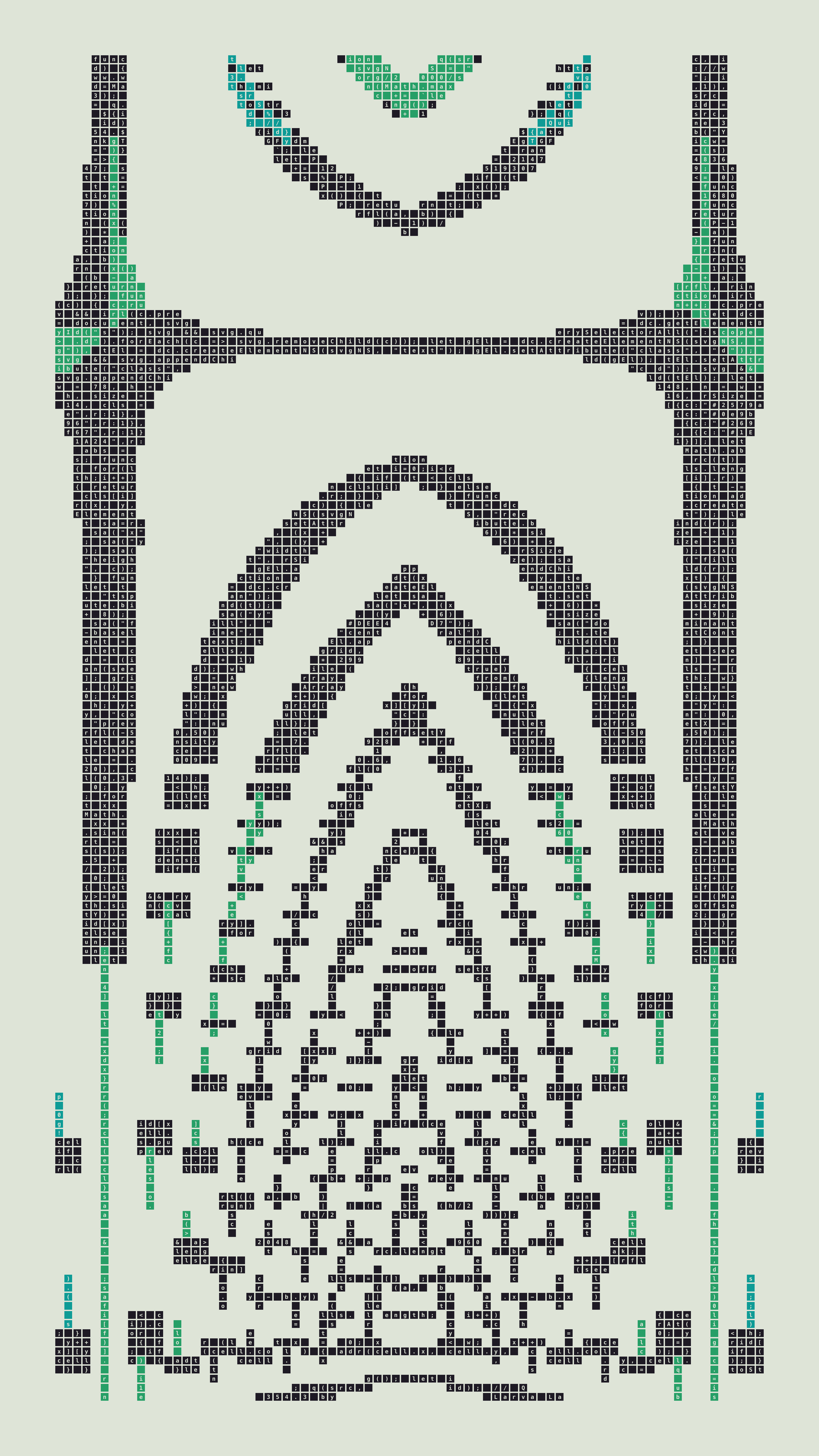 Quine #354 — Generation 3 (poster)