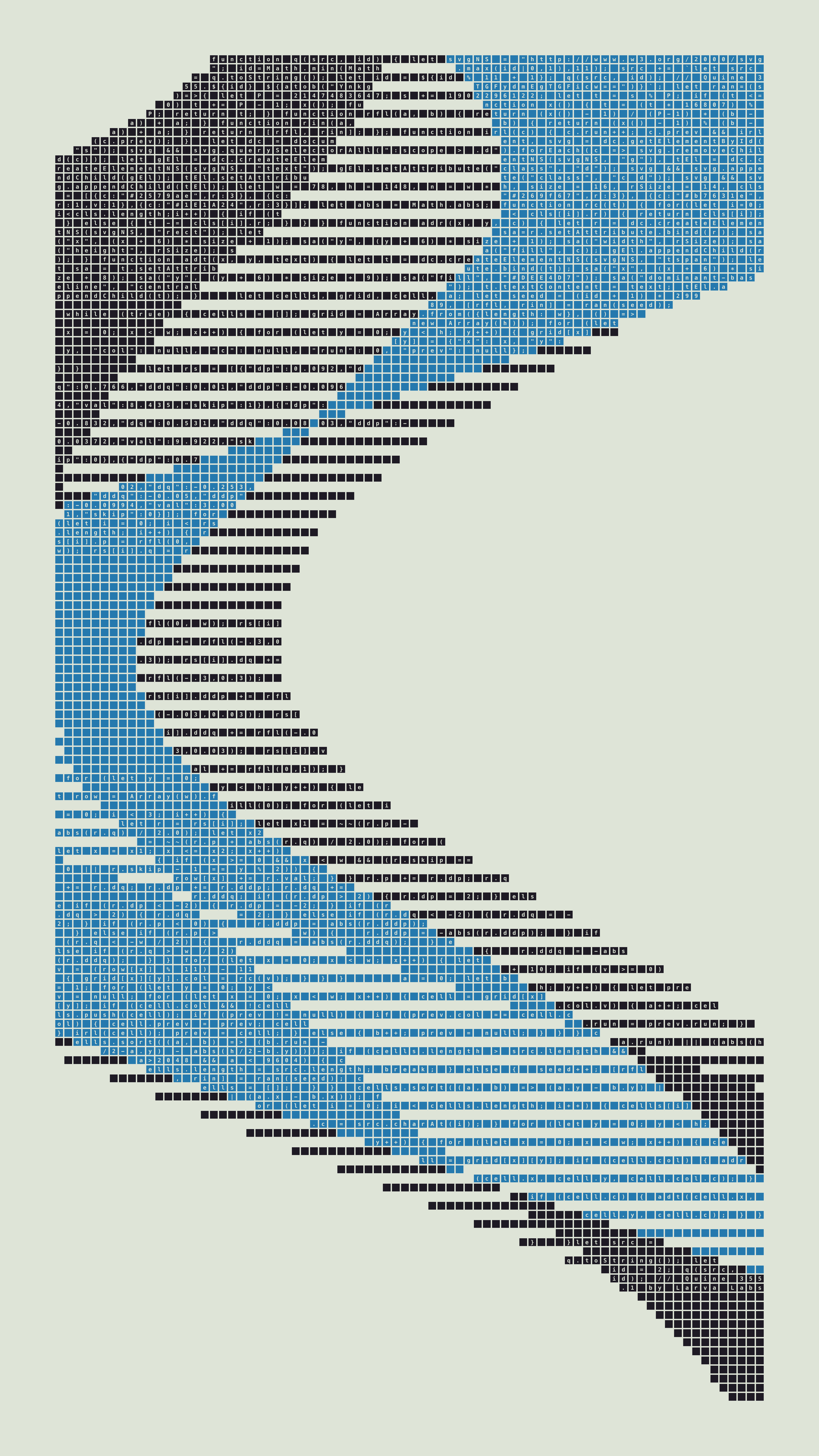 Quine #355 — Generation 1 (poster)
