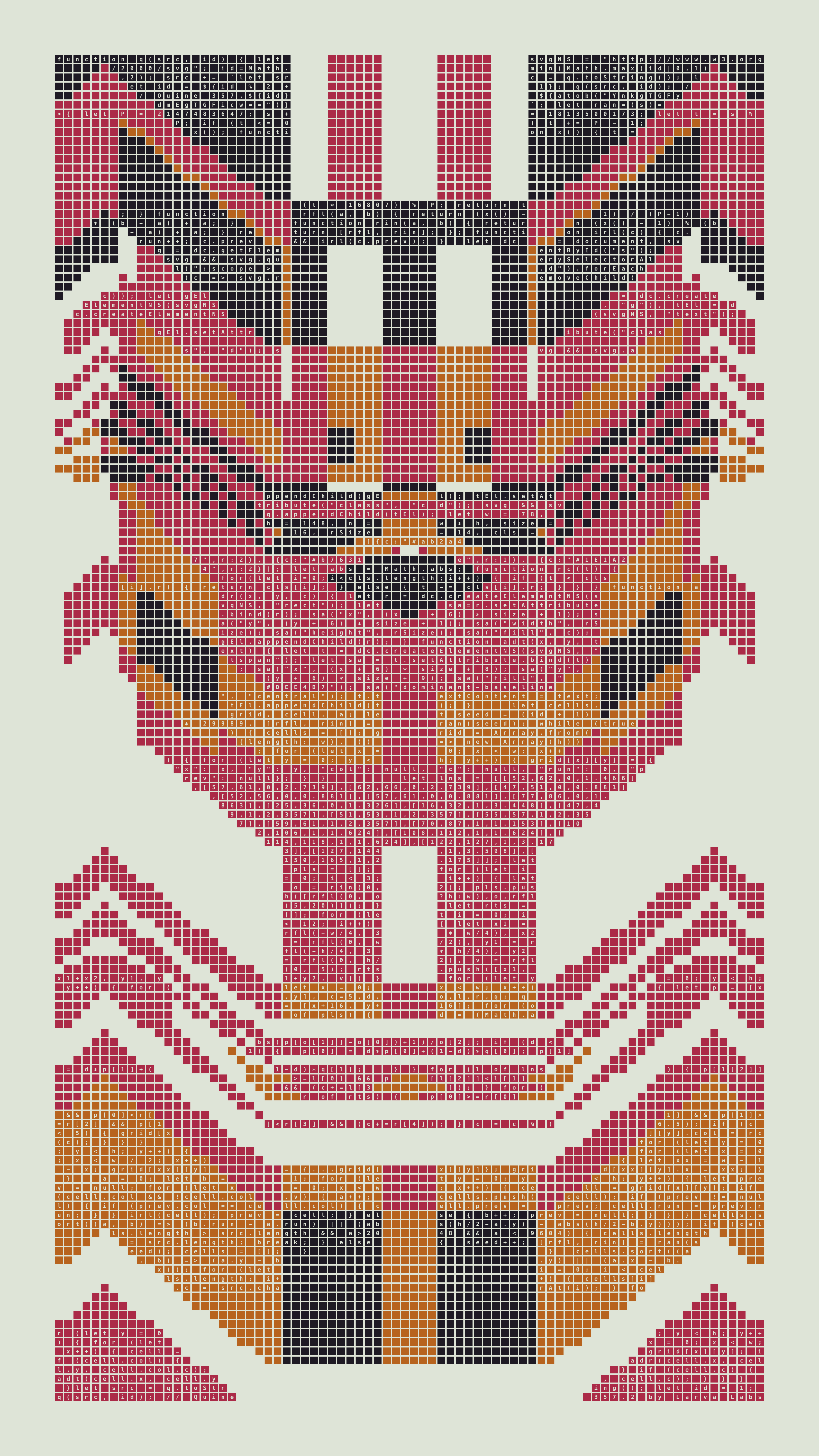 Quine #357 — Generation 2 (poster)
