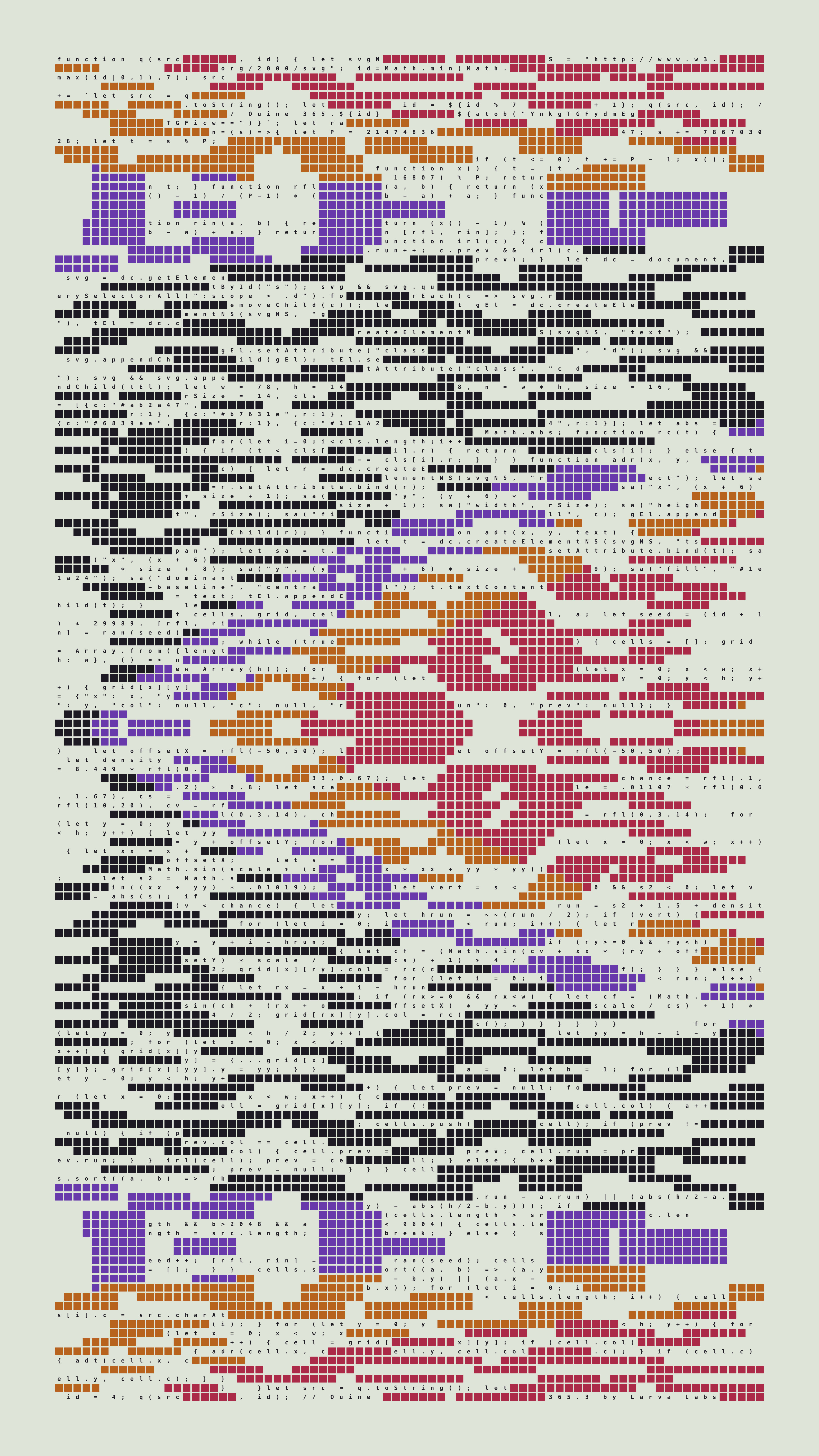 Quine #365 — Generation 3