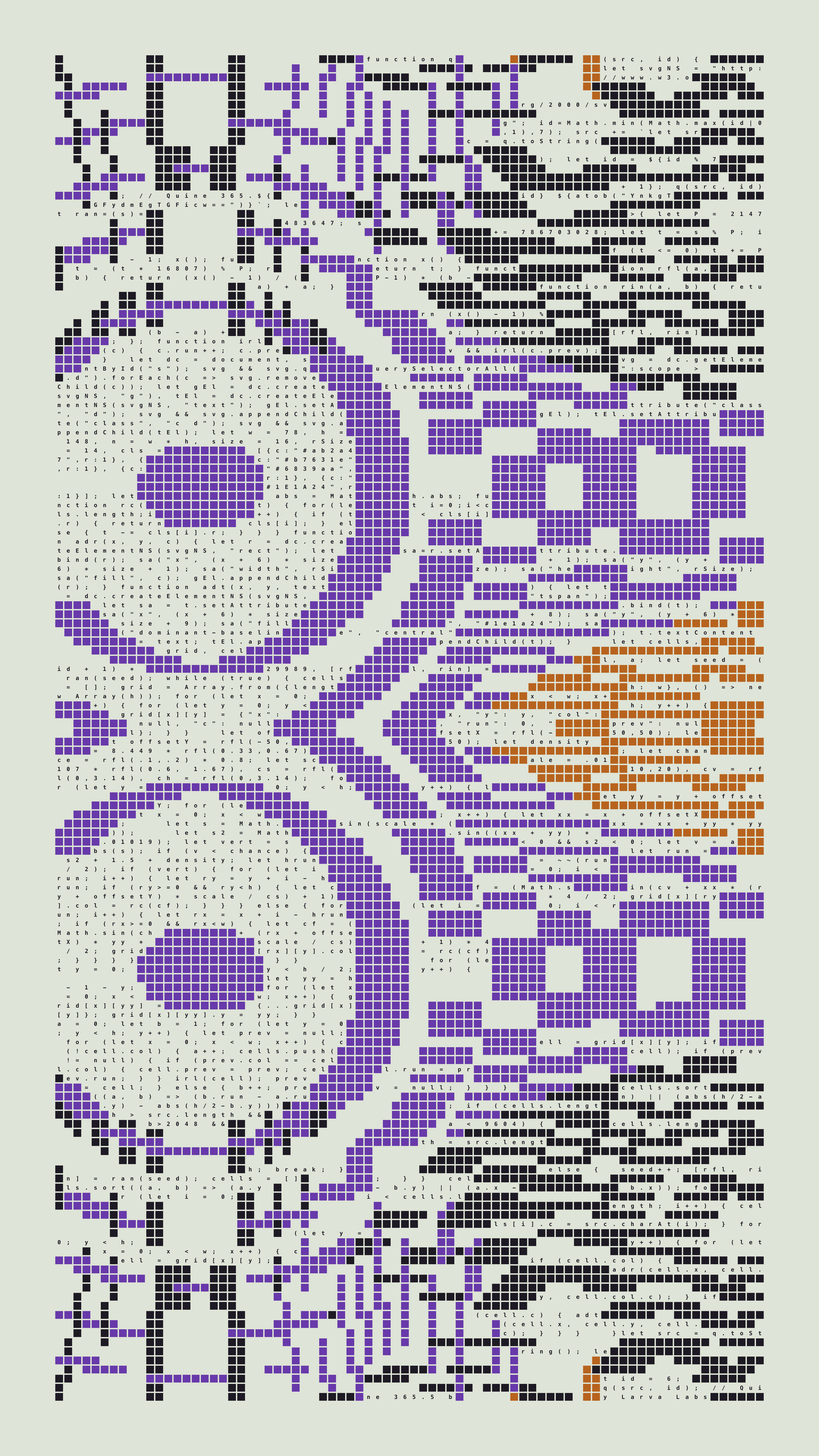 Quine #365 — Generation 5