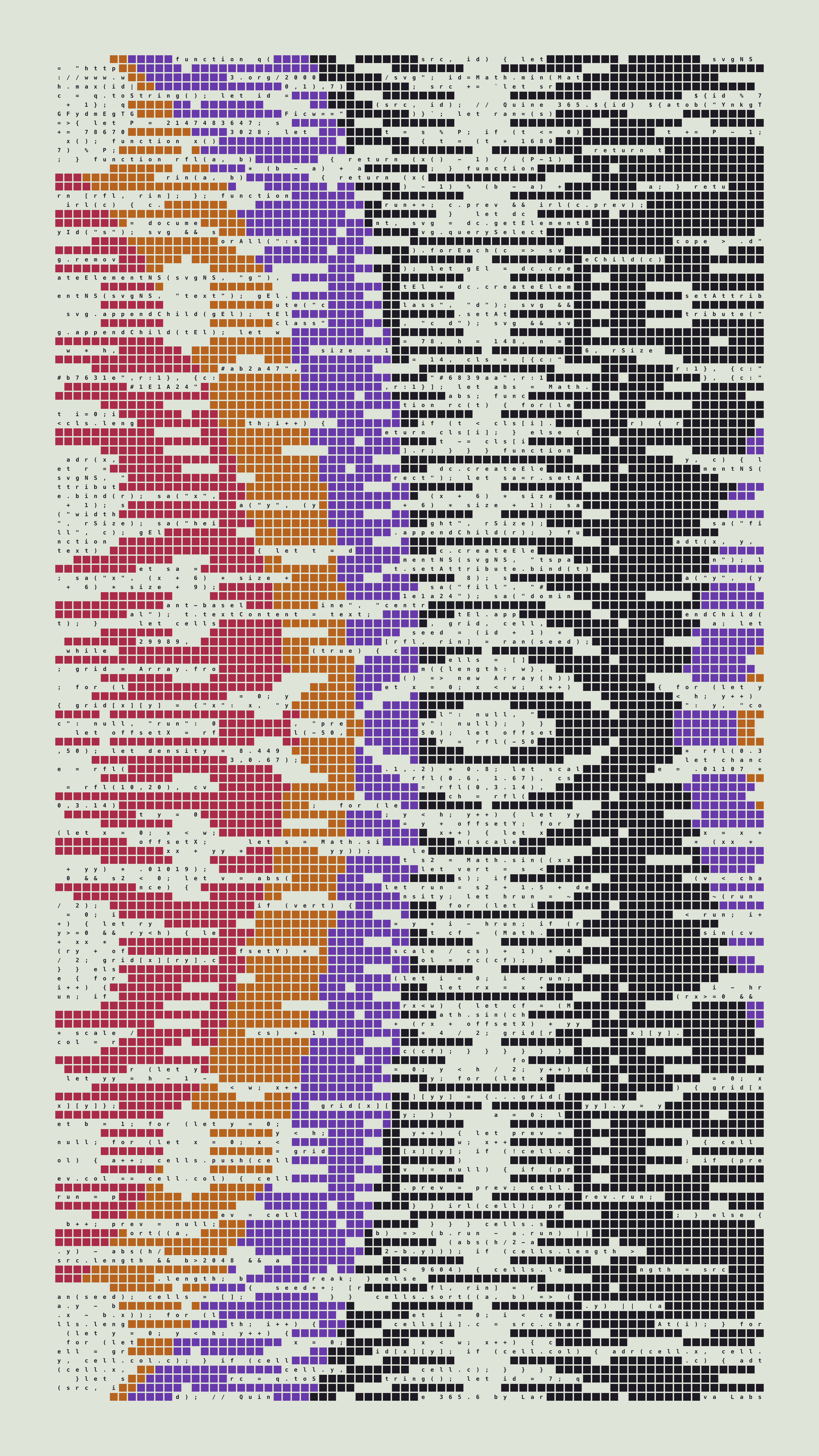 Quine #365 — Generation 6