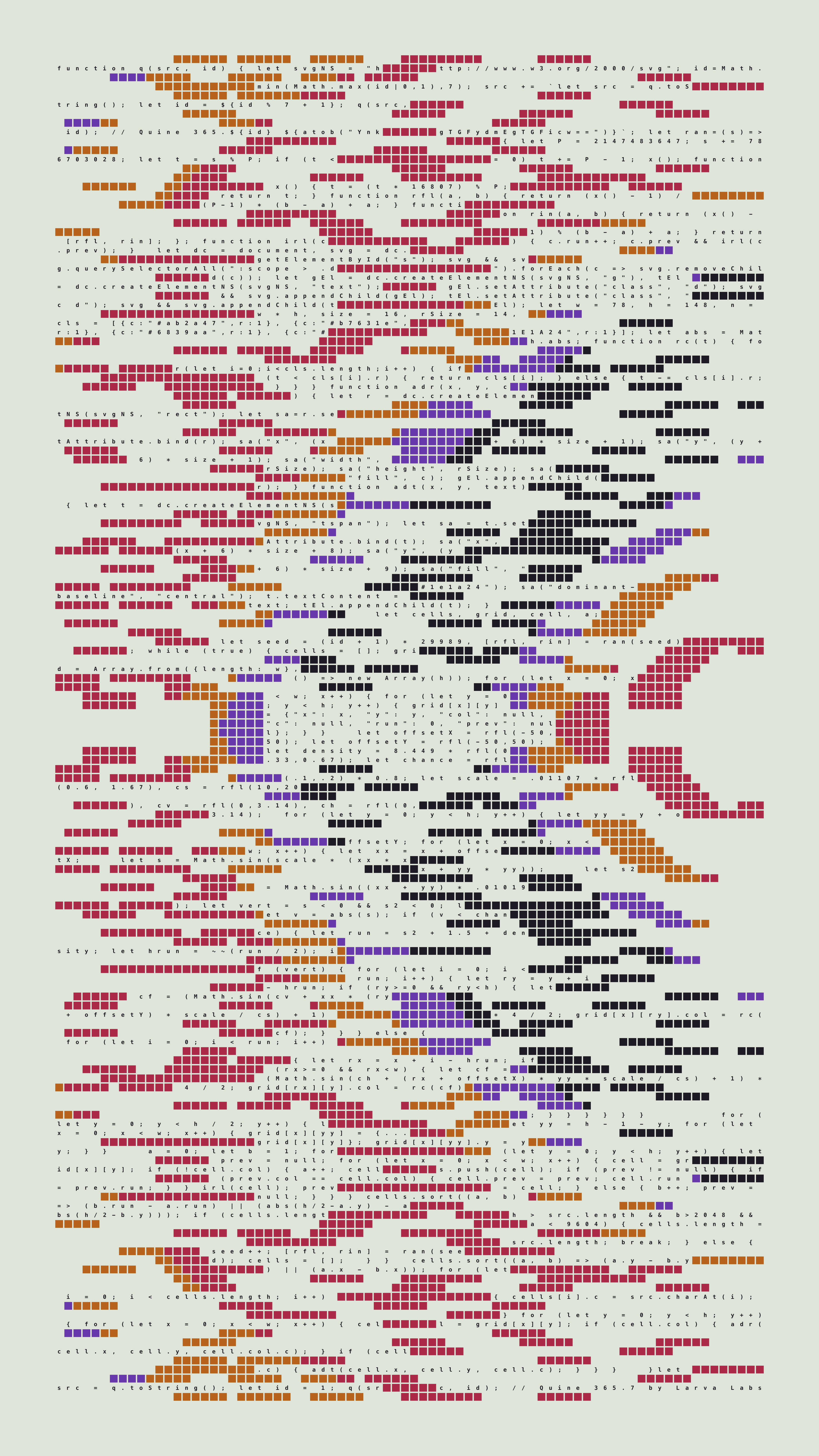 Quine #365 — Generation 7