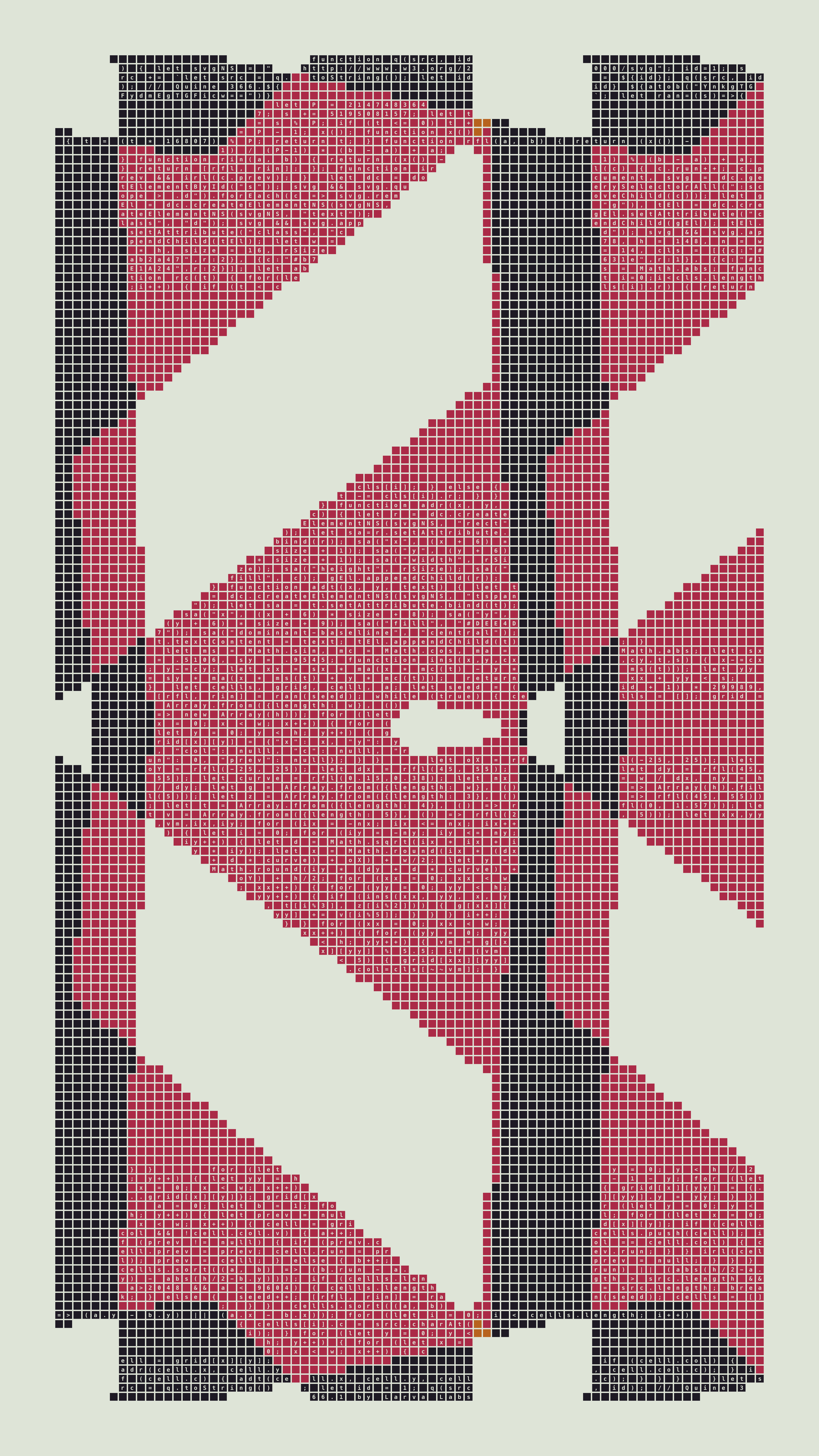 Quine #366 — Generation 1 (poster)