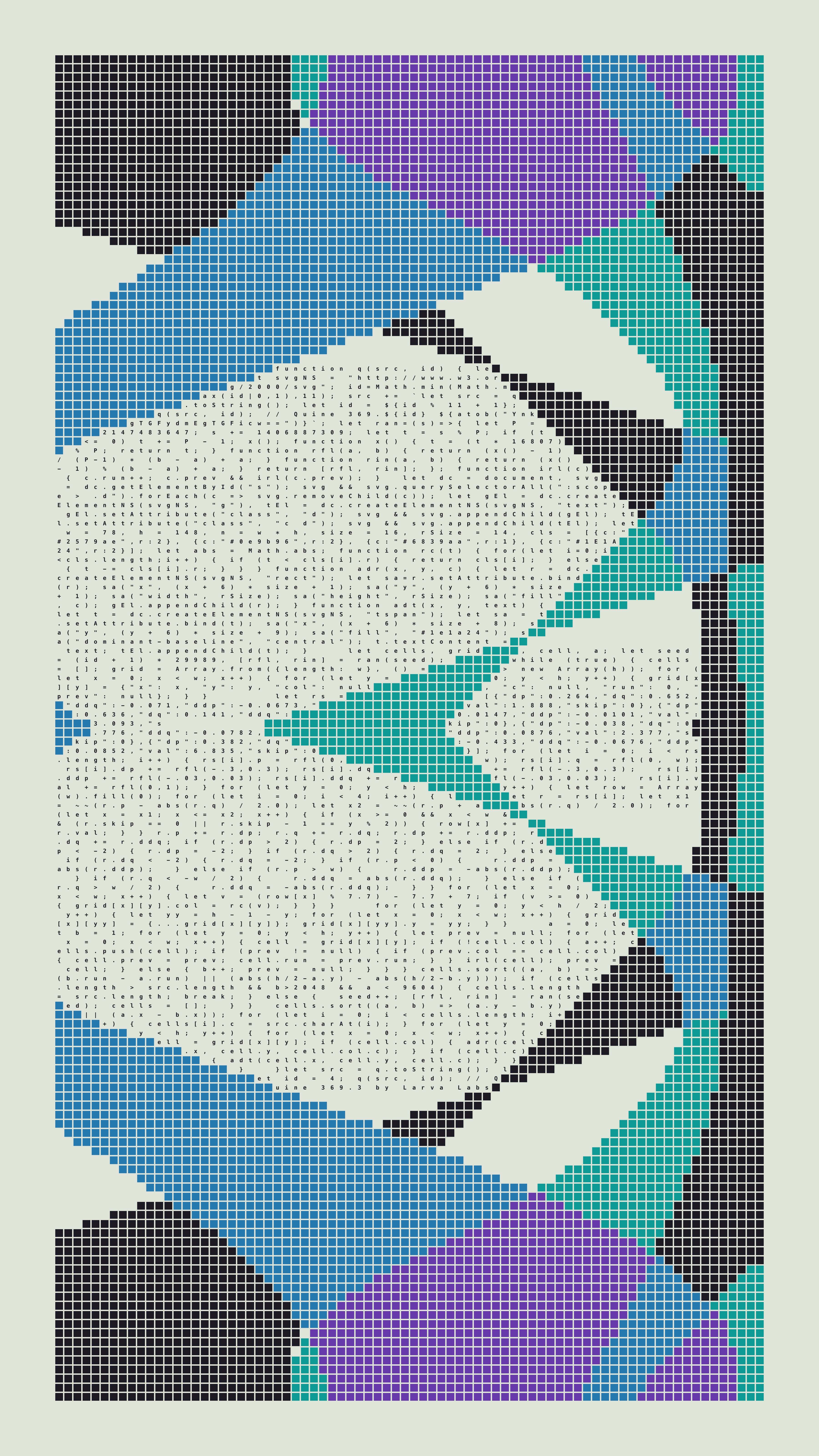 Quine #369 — Generation 3 (poster)